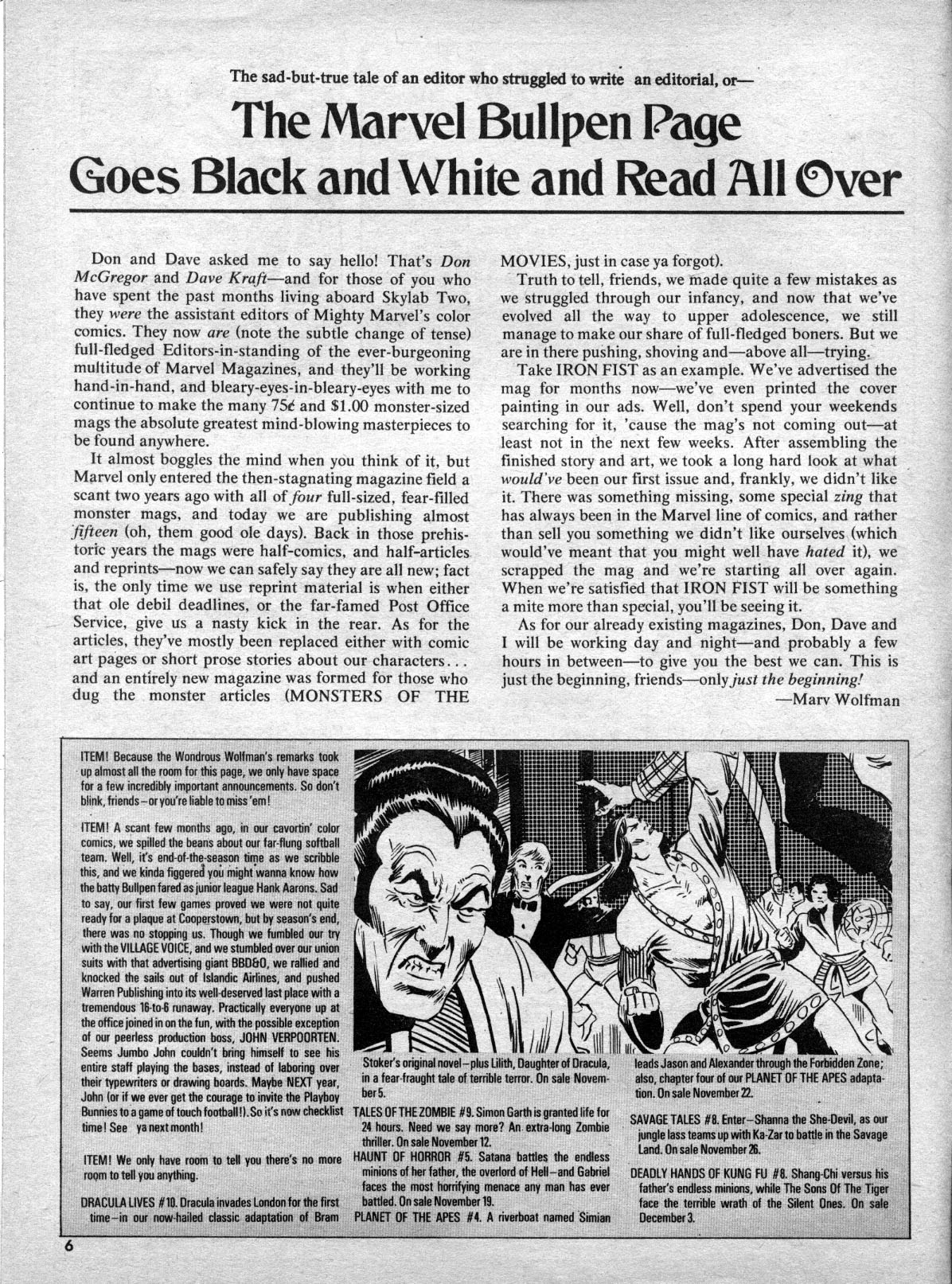 Read online The Deadly Hands of Kung Fu comic -  Issue #8 - 7