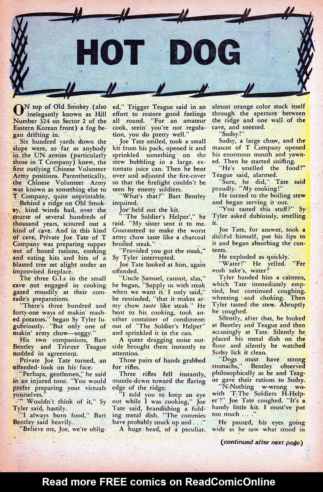 Read online War Comics comic -  Issue #19 - 18