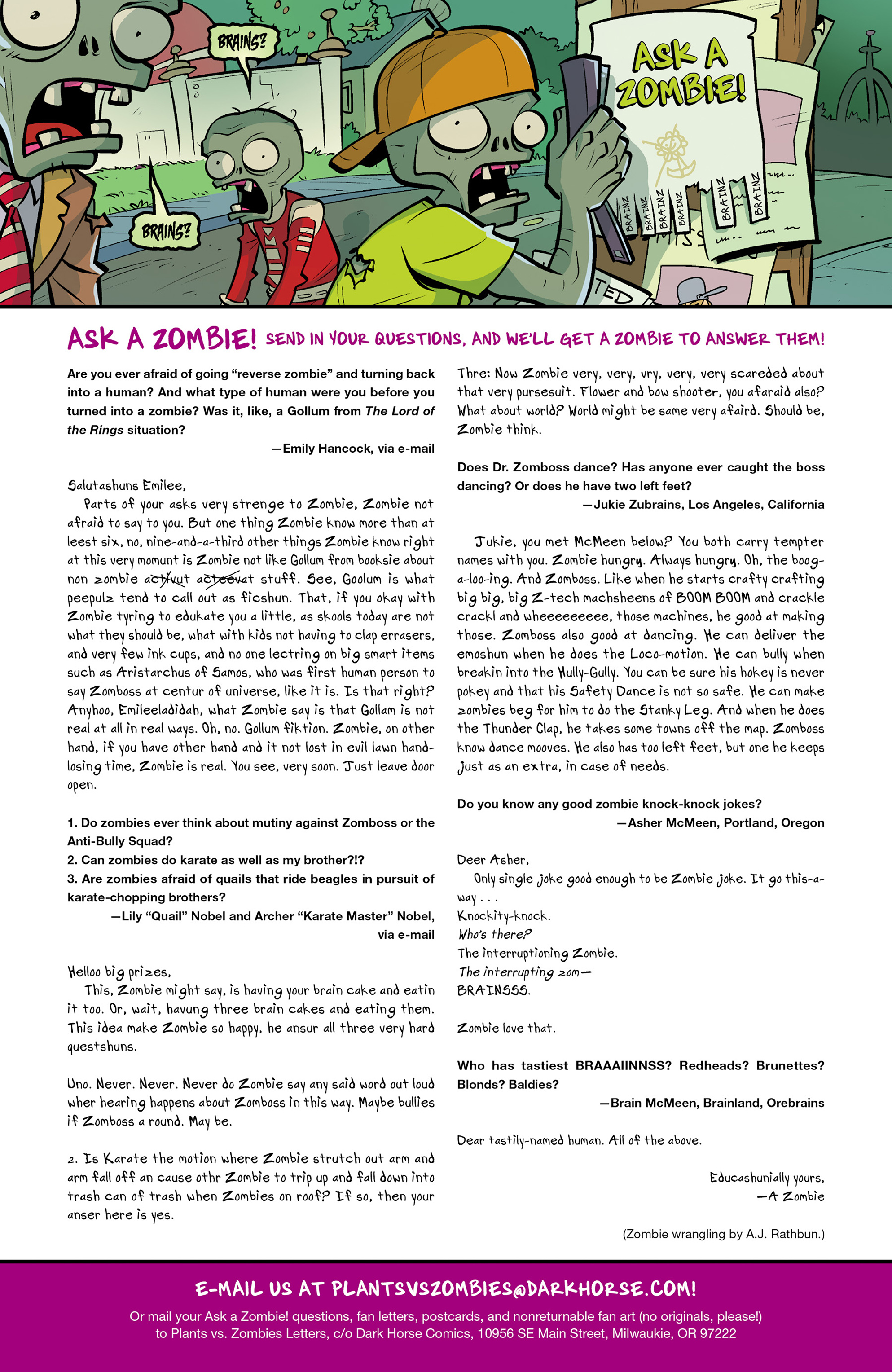 Read online Plants vs. Zombies: Petal to the Metal comic -  Issue #7 - 27