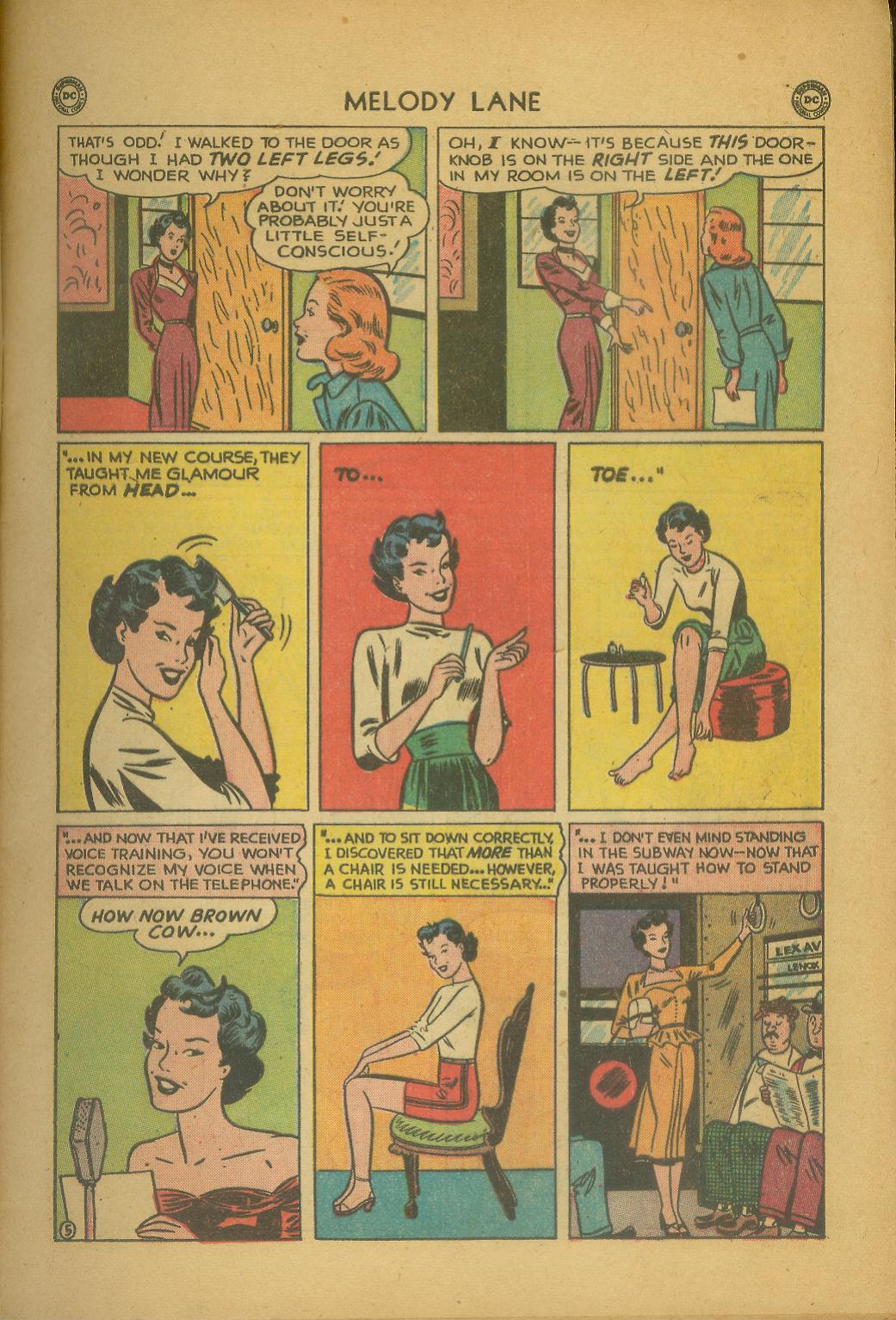 Read online Miss Melody Lane of Broadway comic -  Issue #1 - 7