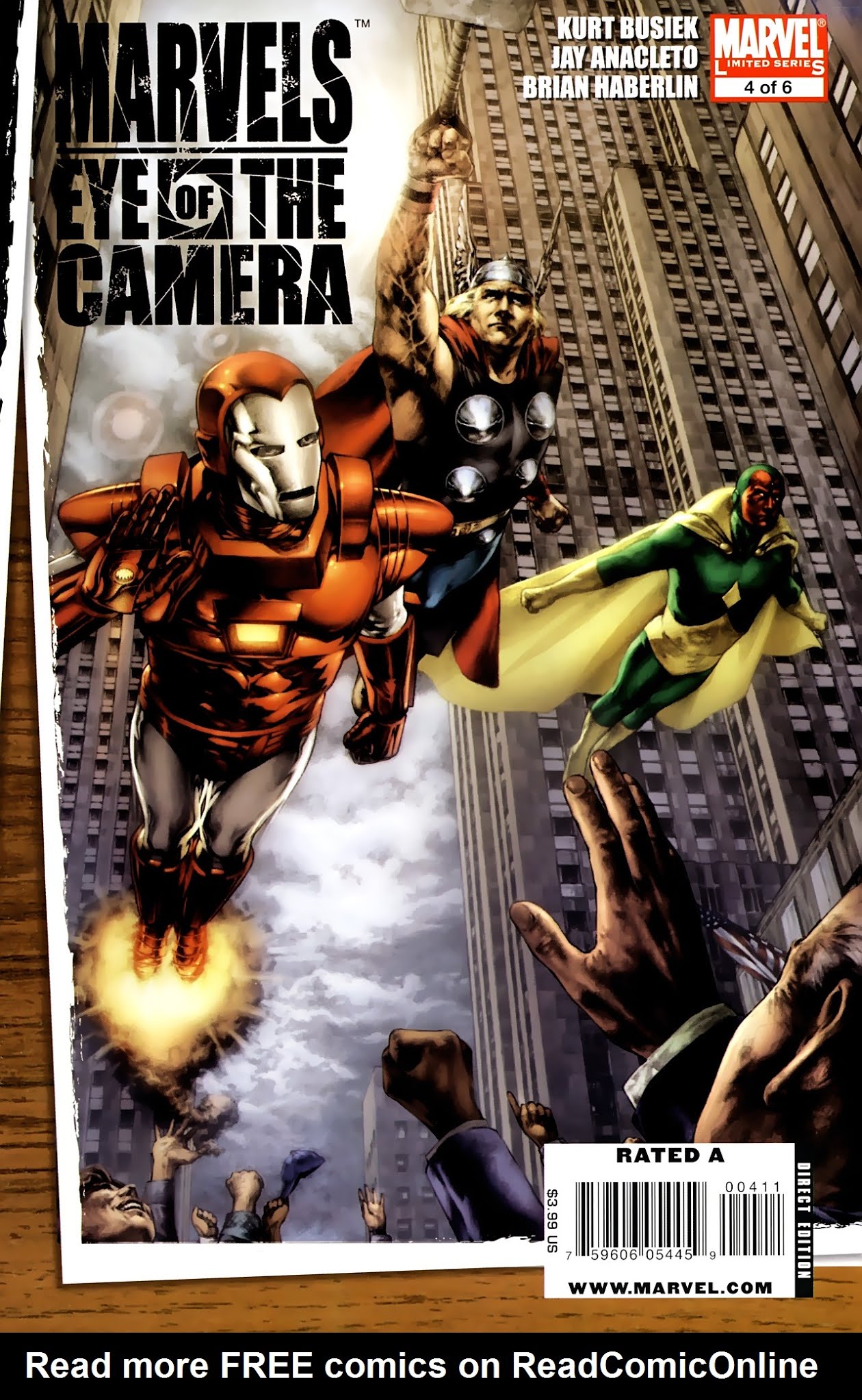 Read online Marvels: Eye Of The Camera comic -  Issue #4 - 1