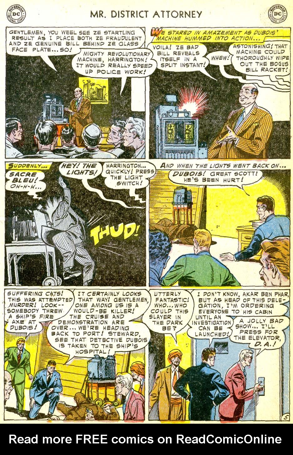 Read online Mr. District Attorney comic -  Issue #44 - 7