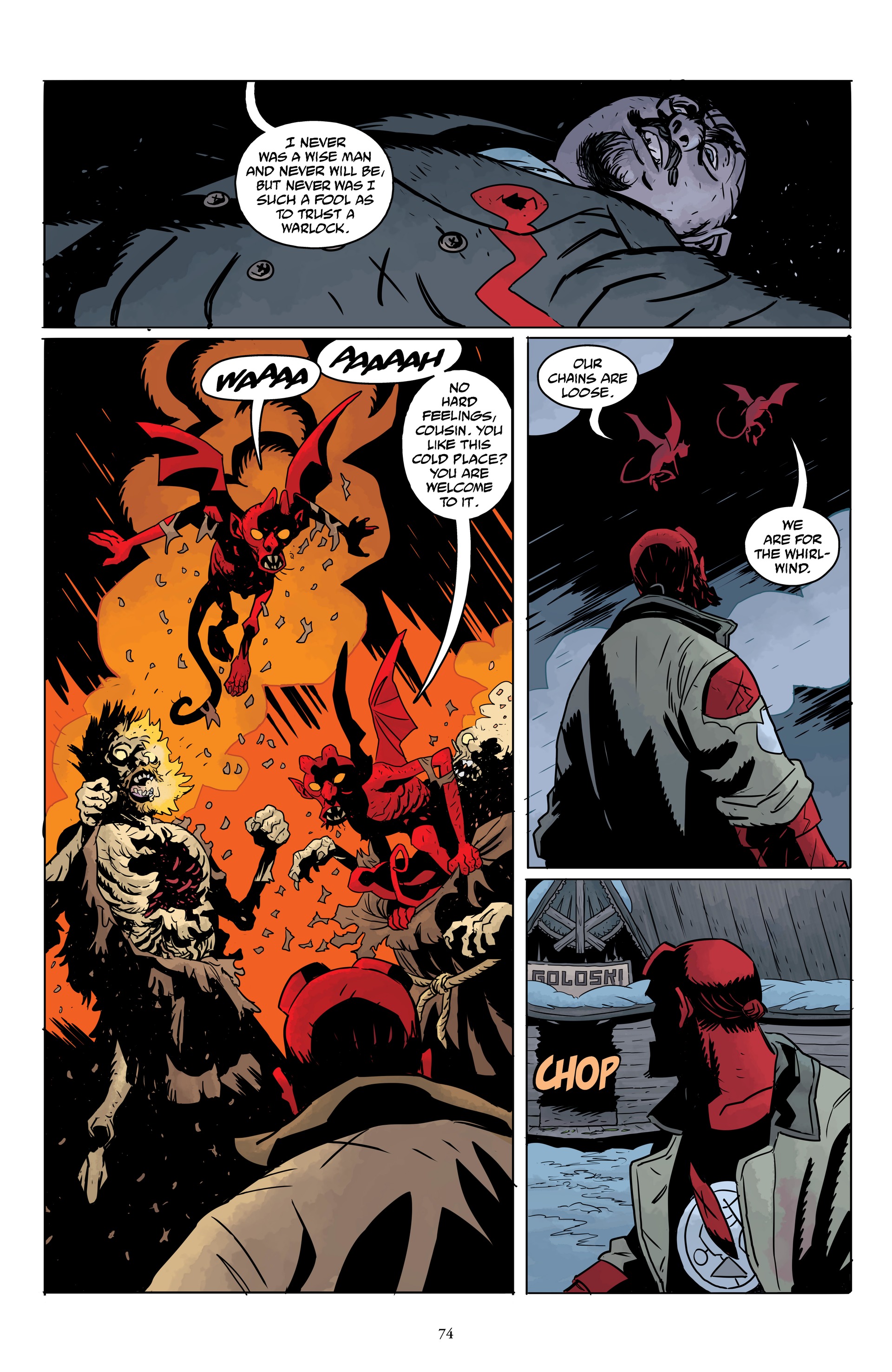 Read online Hellboy and the B.P.R.D.: The Return of Effie Kolb and Others comic -  Issue # TPB (Part 1) - 76