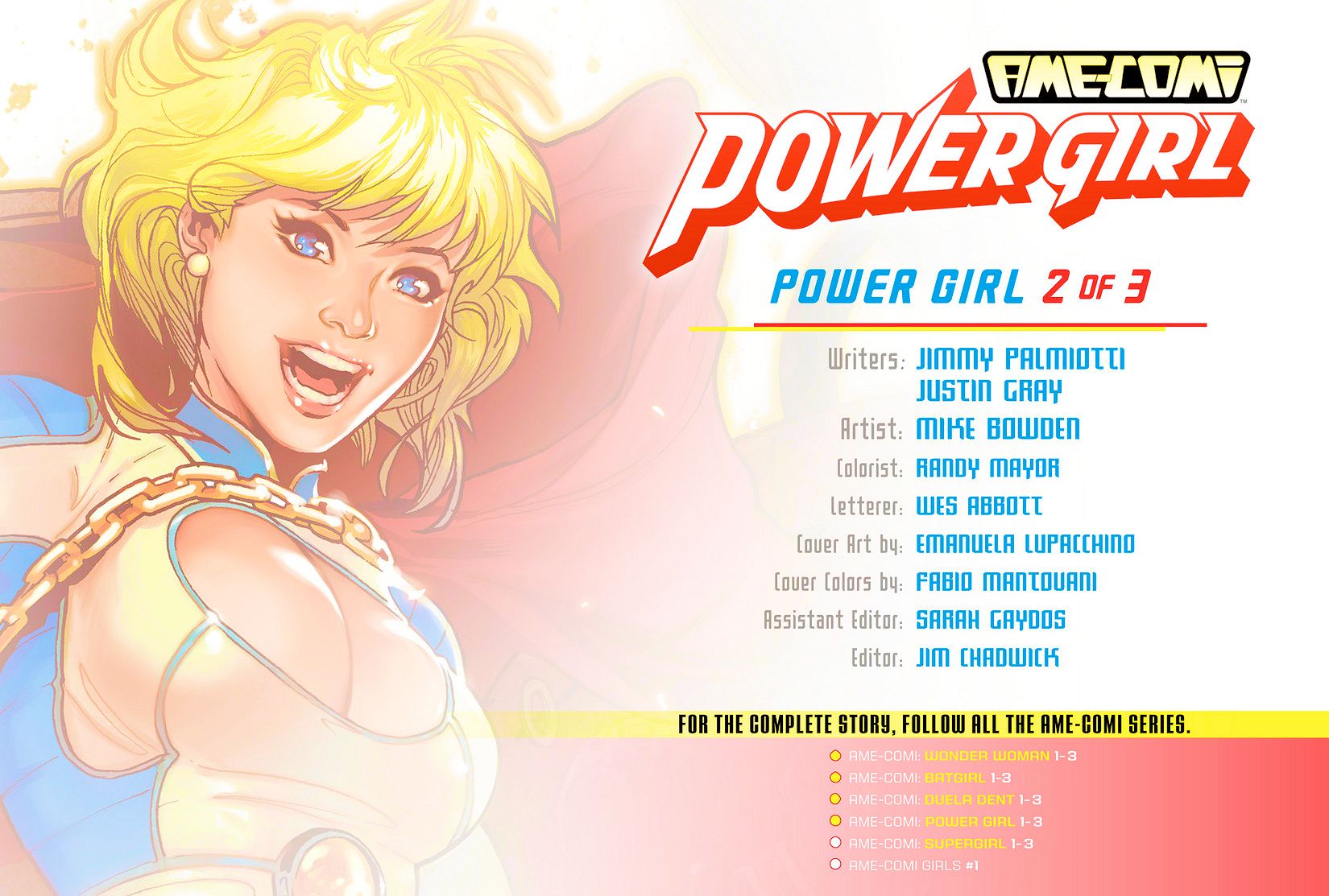 Read online Ame-Comi: Power Girl comic -  Issue #2 - 2