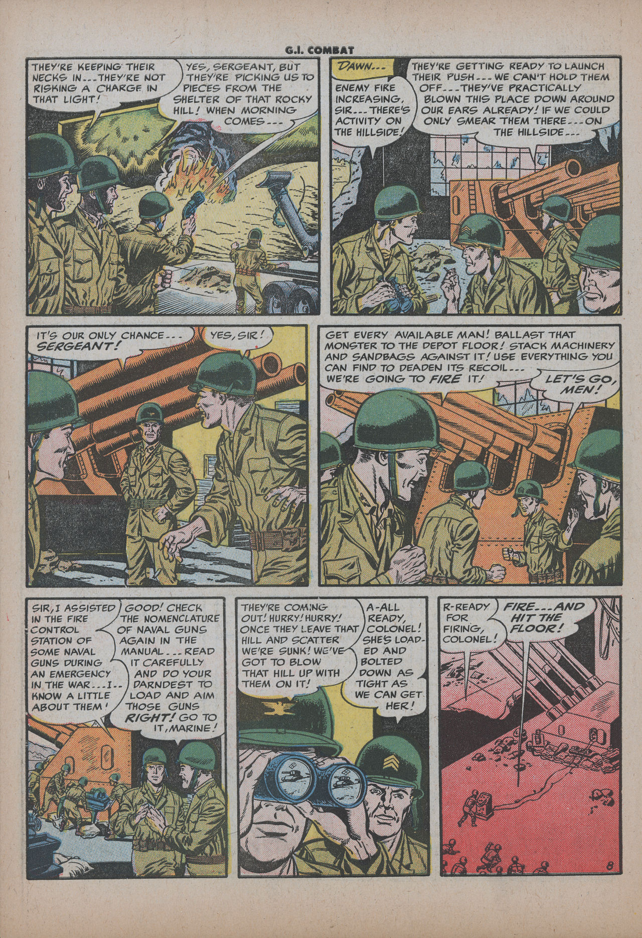 Read online G.I. Combat (1952) comic -  Issue #26 - 10