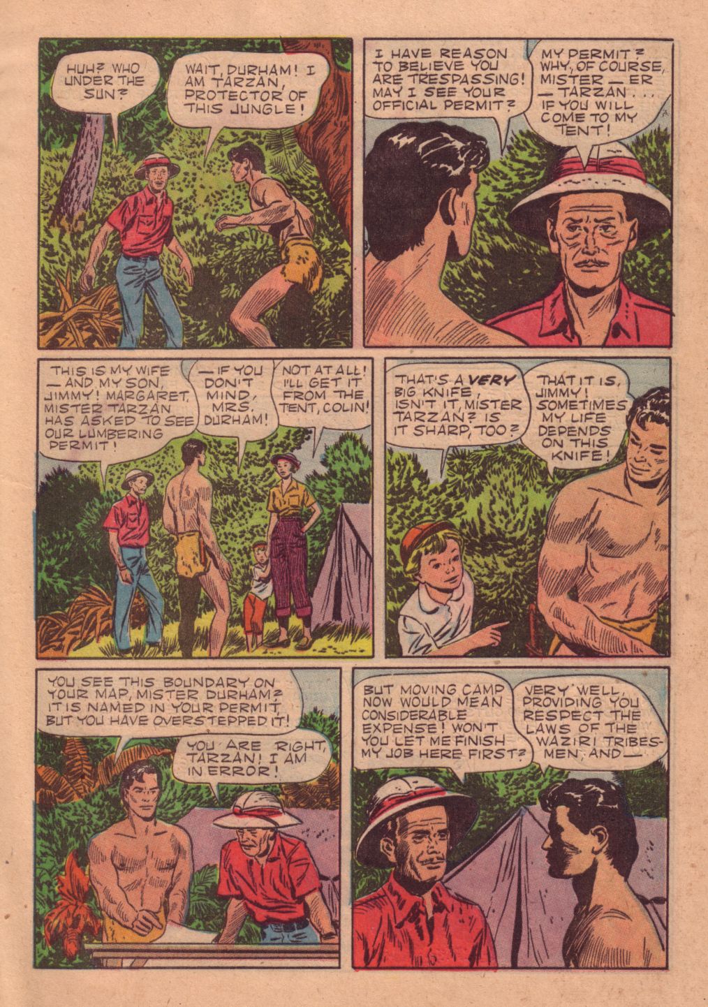 Read online Tarzan (1948) comic -  Issue #27 - 5
