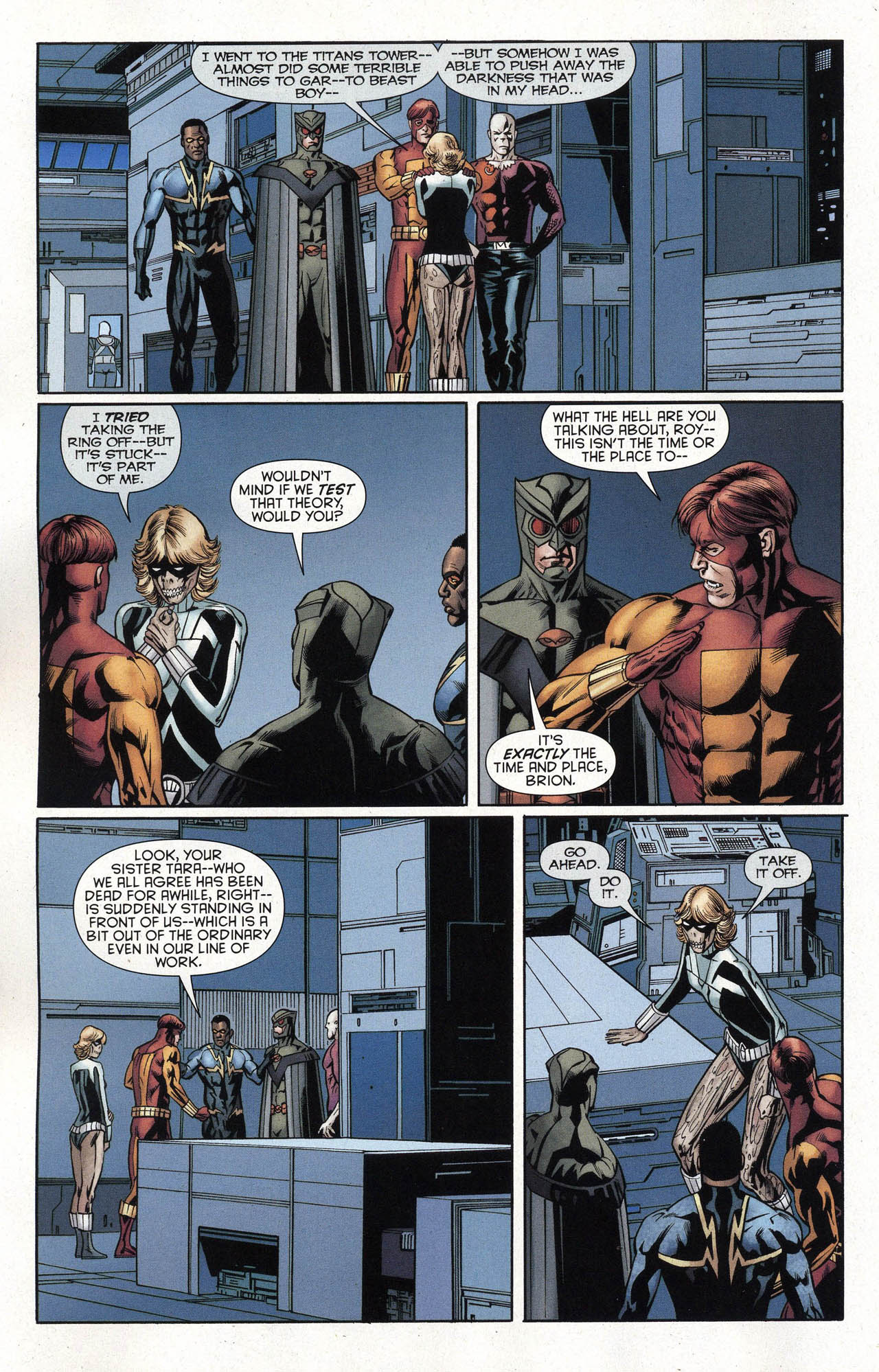 Read online The Outsiders (2009) comic -  Issue #24 - 7