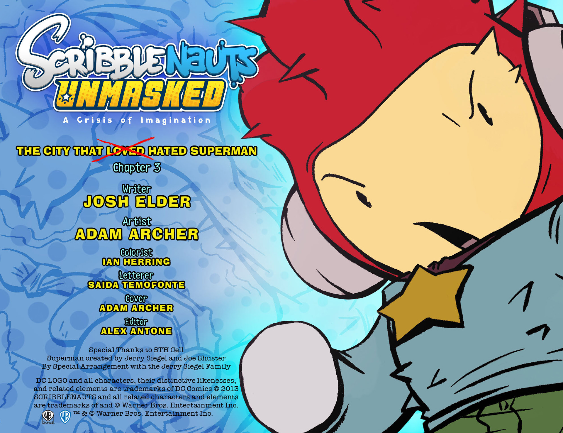 Read online Scribblenauts Unmasked: A Crisis of Imagination comic -  Issue #3 - 2