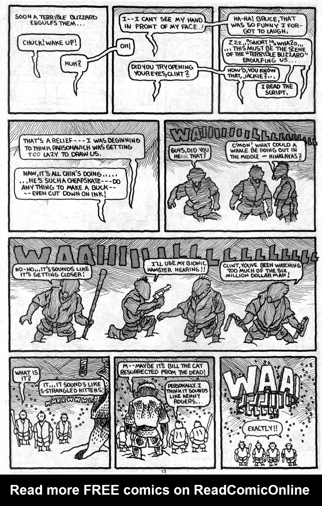 Read online Adolescent Radioactive Black Belt Hamsters comic -  Issue #1 - 13