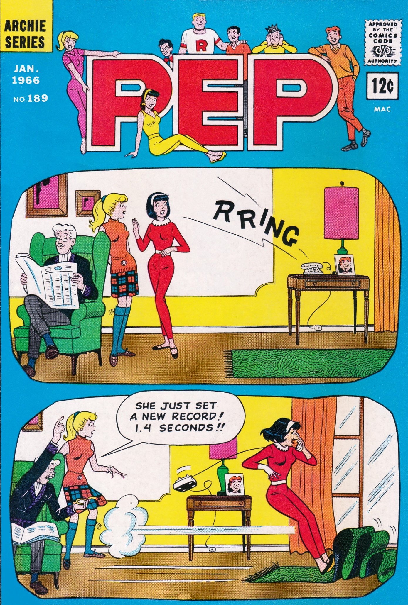 Read online Pep Comics comic -  Issue #189 - 1