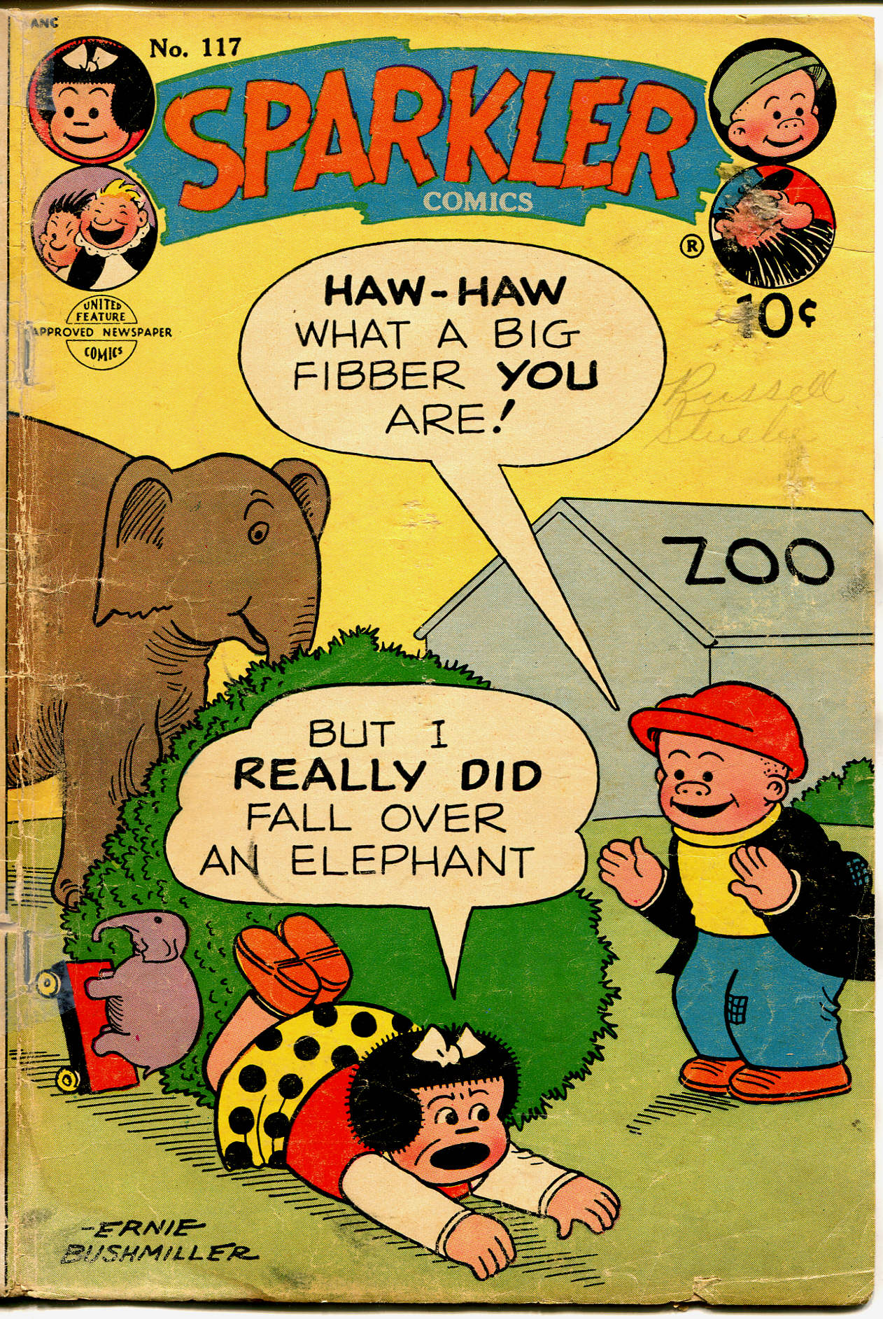 Read online Sparkler Comics comic -  Issue #117 - 1