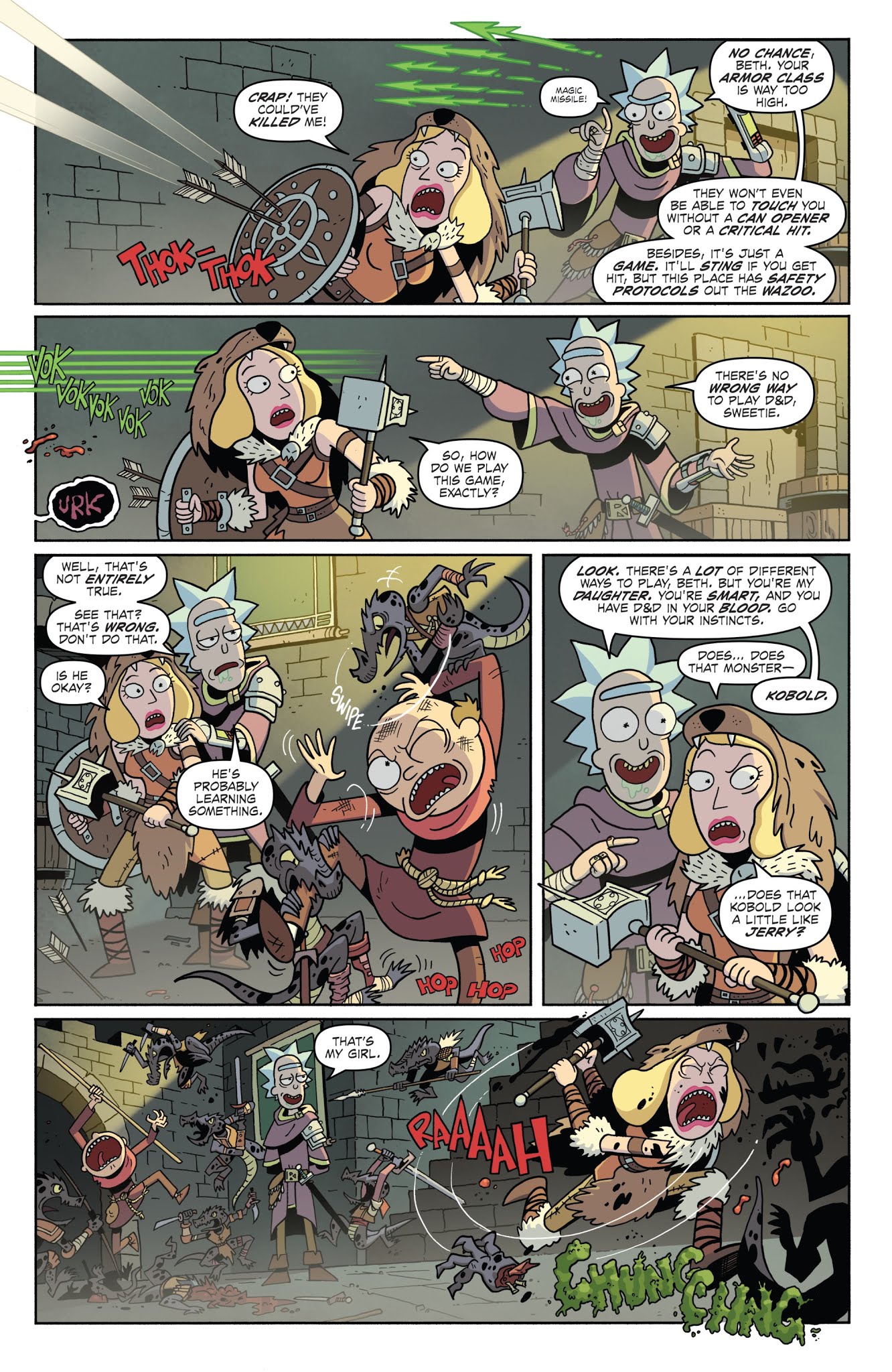 Read online Rick and Morty vs Dungeons & Dragons comic -  Issue #2 - 14
