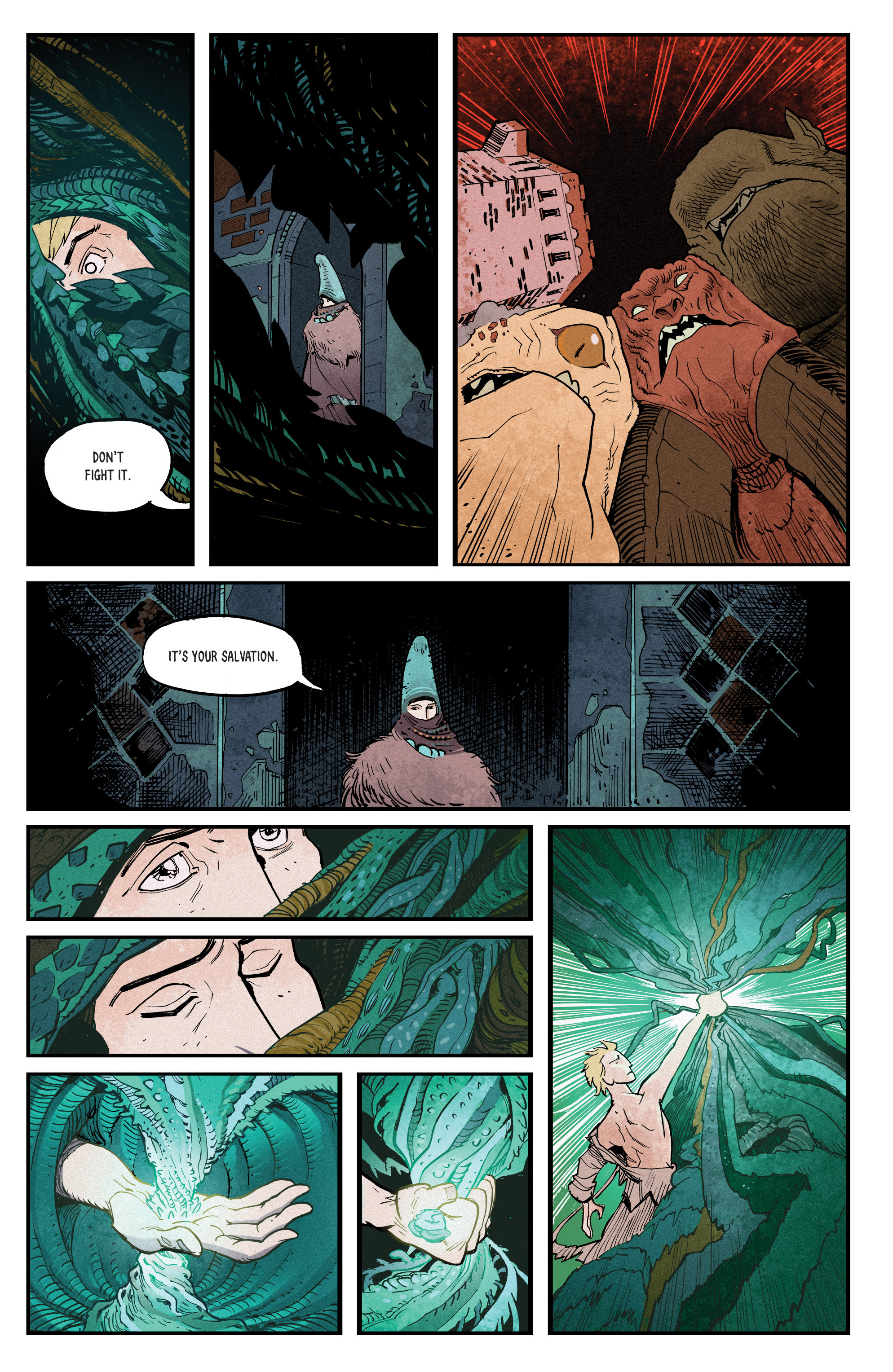 Read online Green Monk: Blood of the Martyrs comic -  Issue # TPB - 59