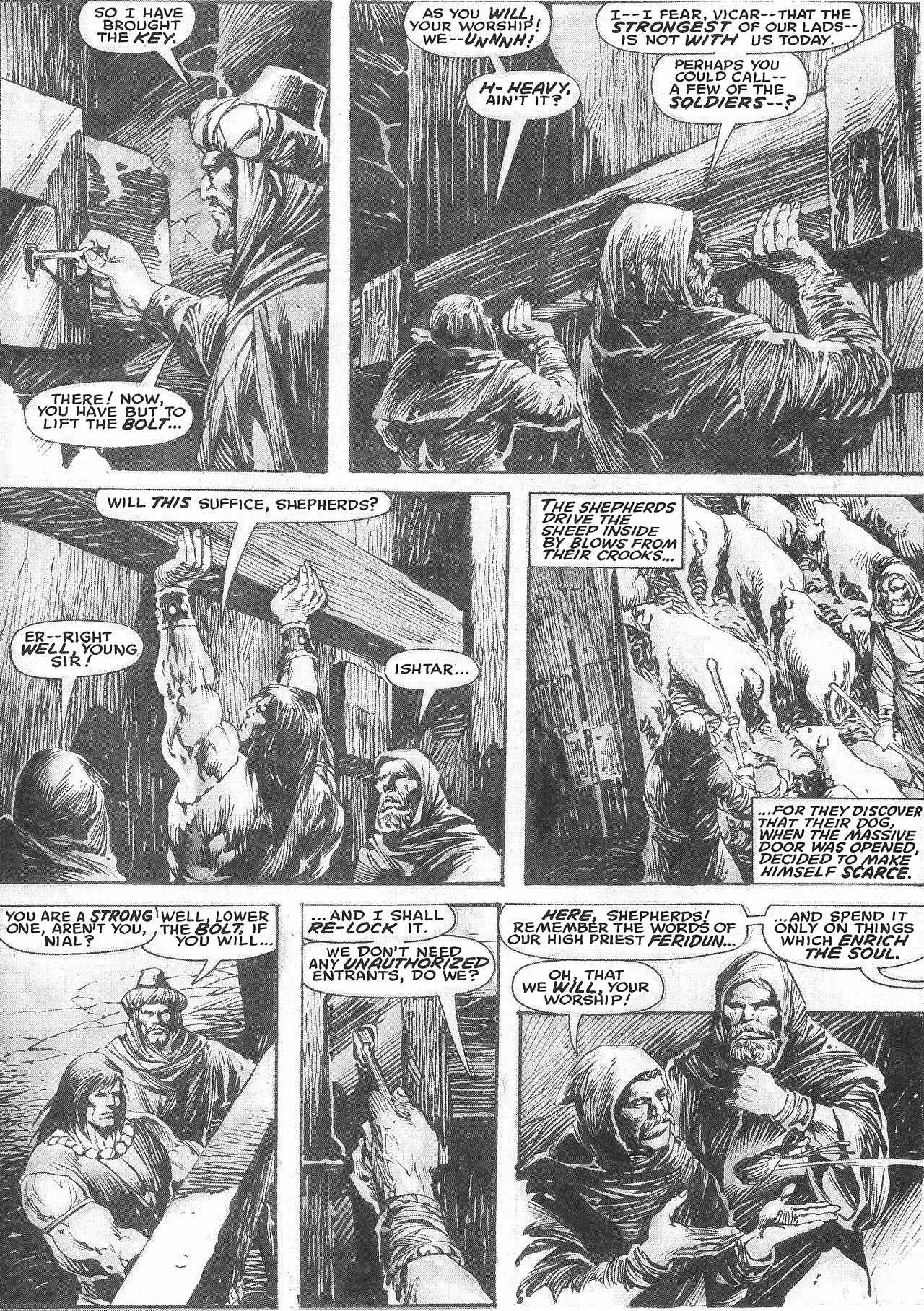 Read online The Savage Sword Of Conan comic -  Issue #209 - 9