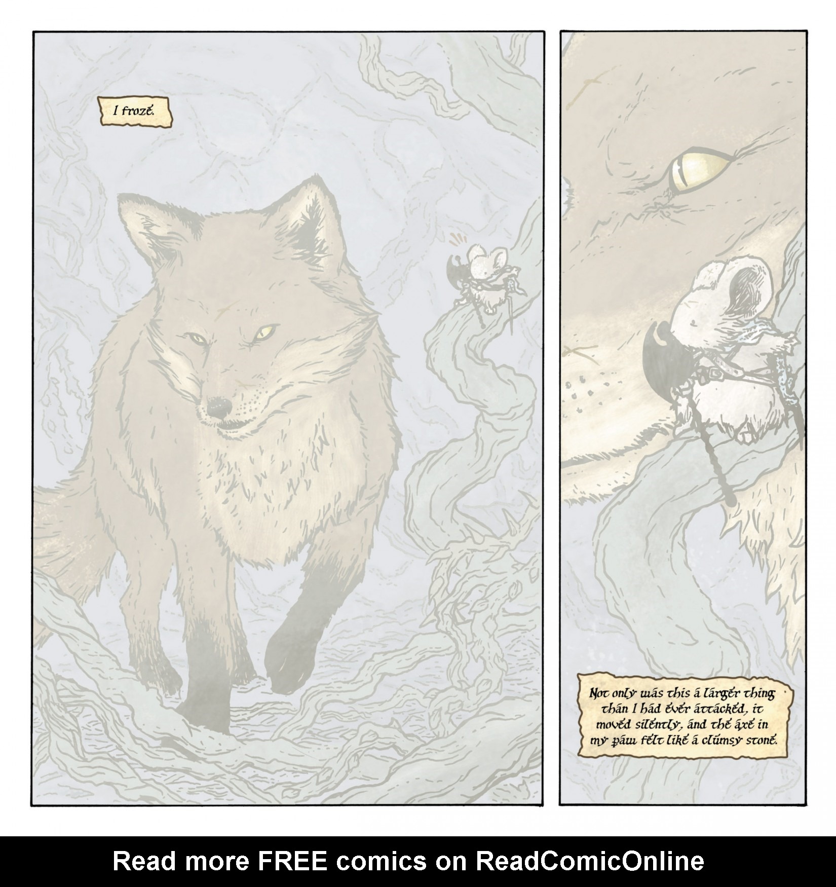 Read online Mouse Guard: The Black Axe comic -  Issue #4 - 8