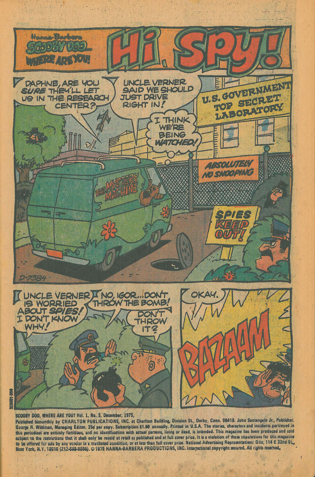 Read online Scooby Doo, Where Are You? (1975) comic -  Issue #5 - 3