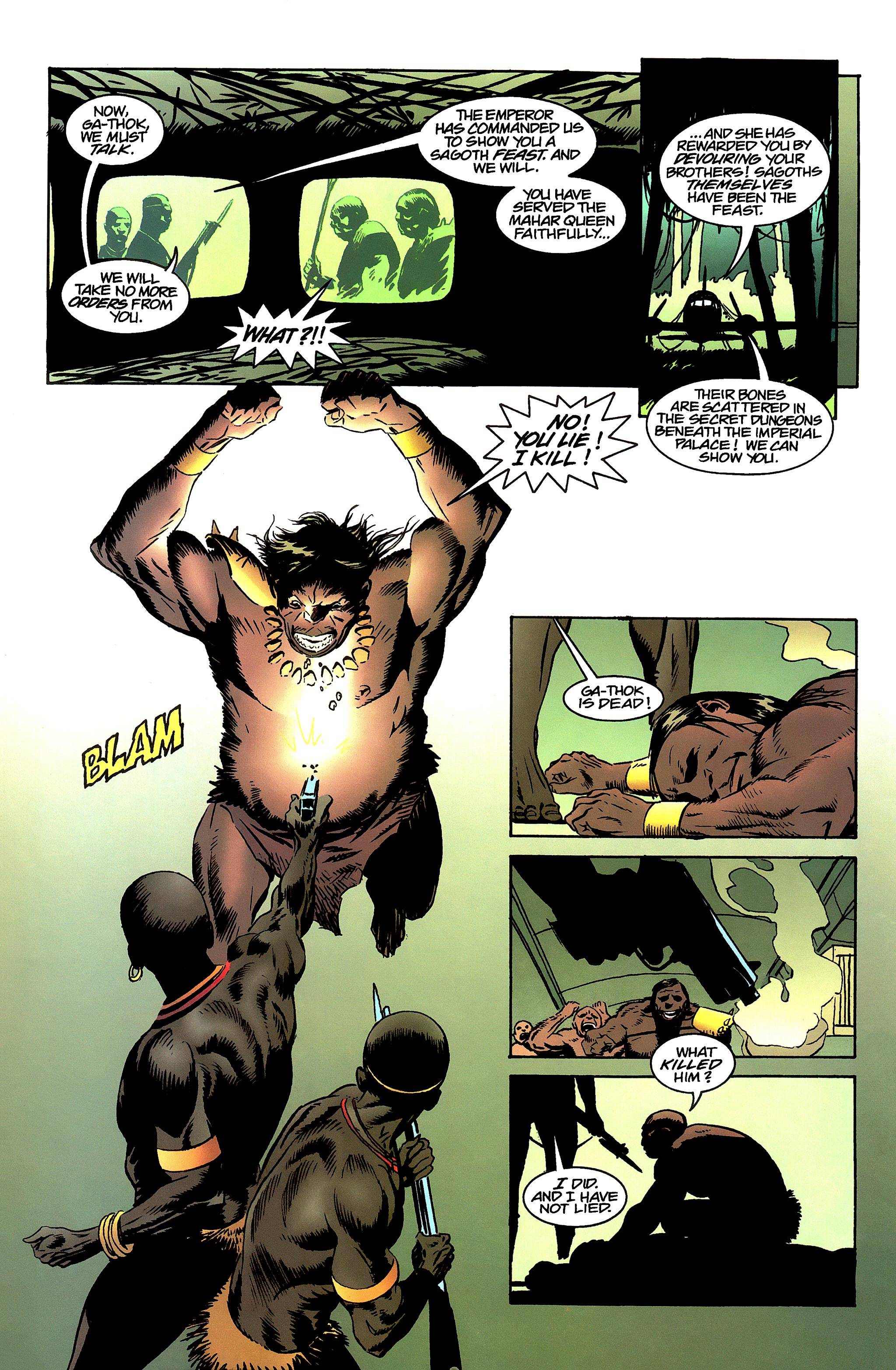 Read online Tarzan vs. Predator at the Earth's Core comic -  Issue #4 - 6