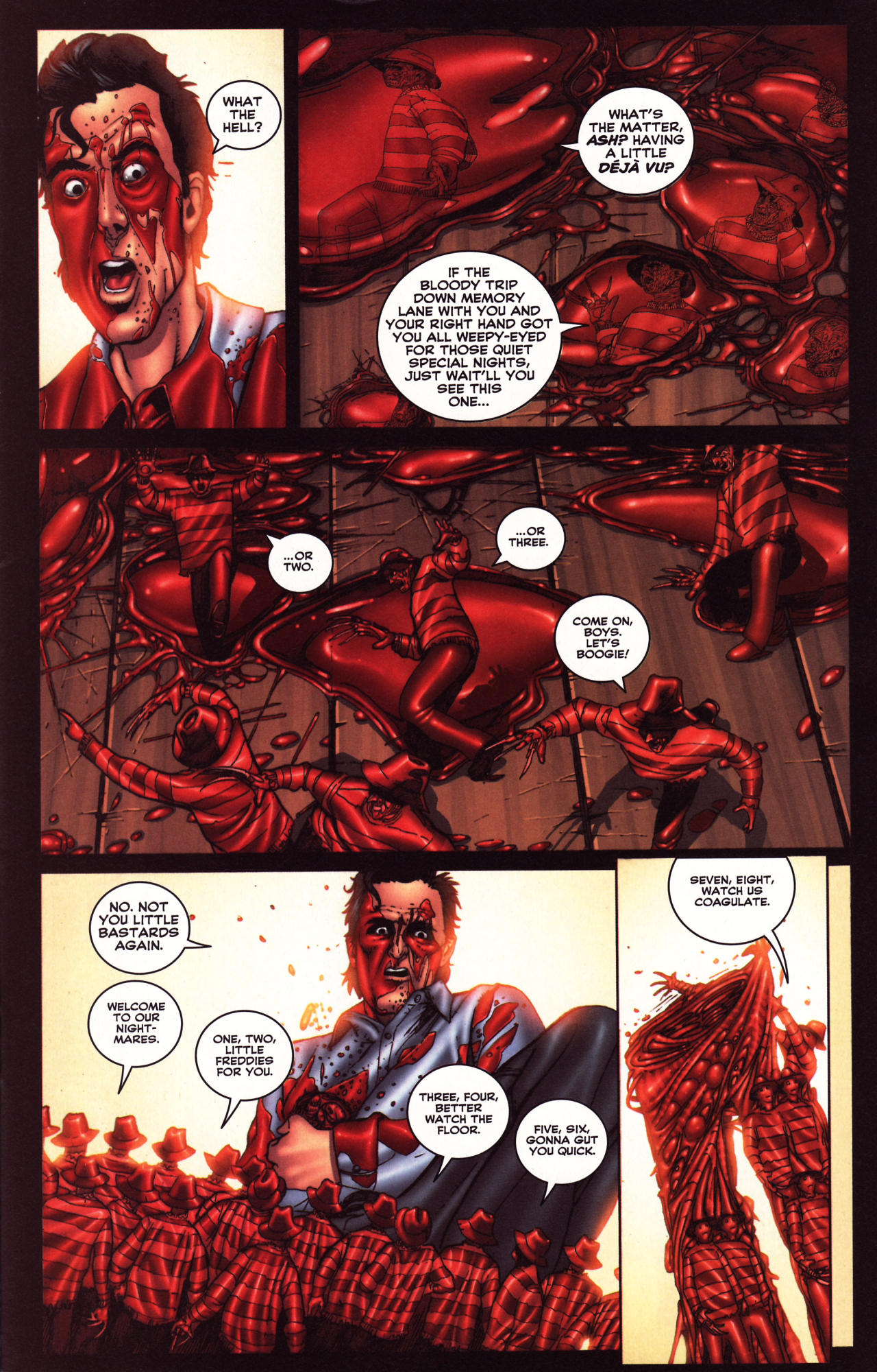 Read online Freddy Vs Jason Vs Ash comic -  Issue #4 - 4