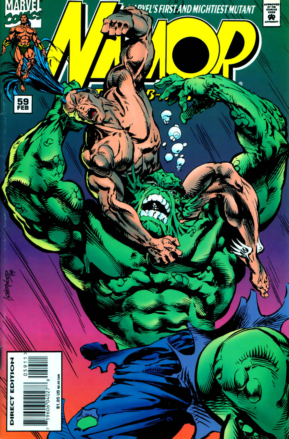Read online Namor, The Sub-Mariner comic -  Issue #59 - 1