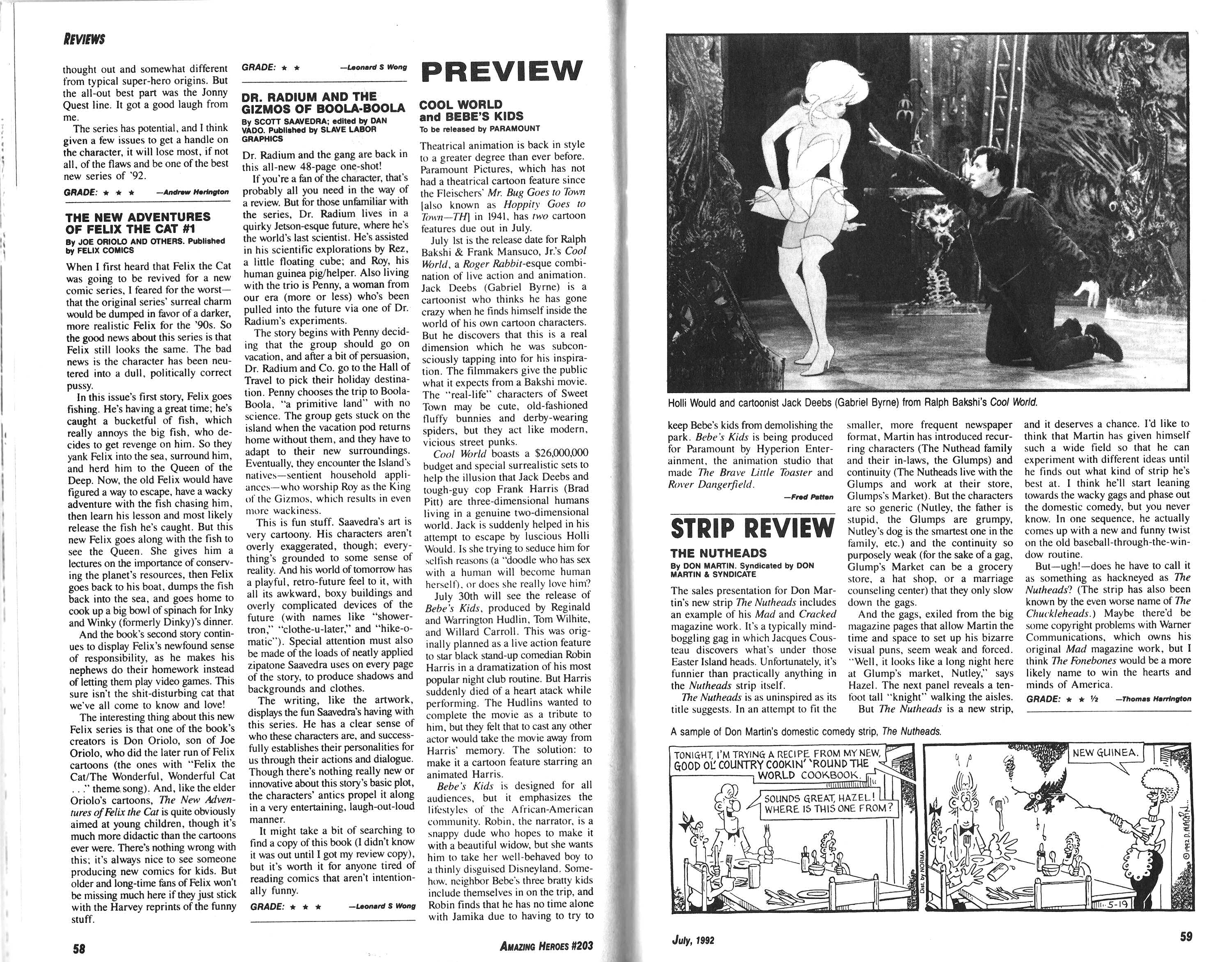 Read online Amazing Heroes comic -  Issue #203 - 30