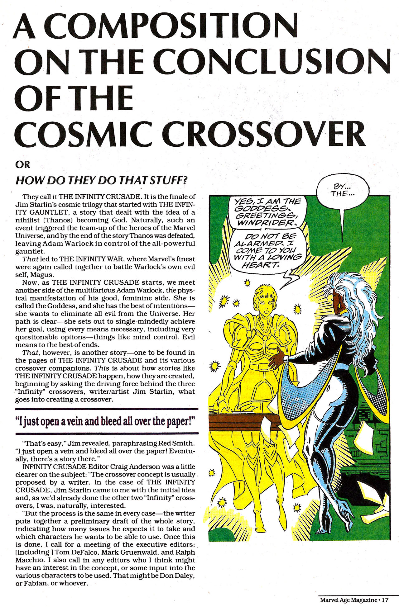 Read online Marvel Age comic -  Issue #124 - 18