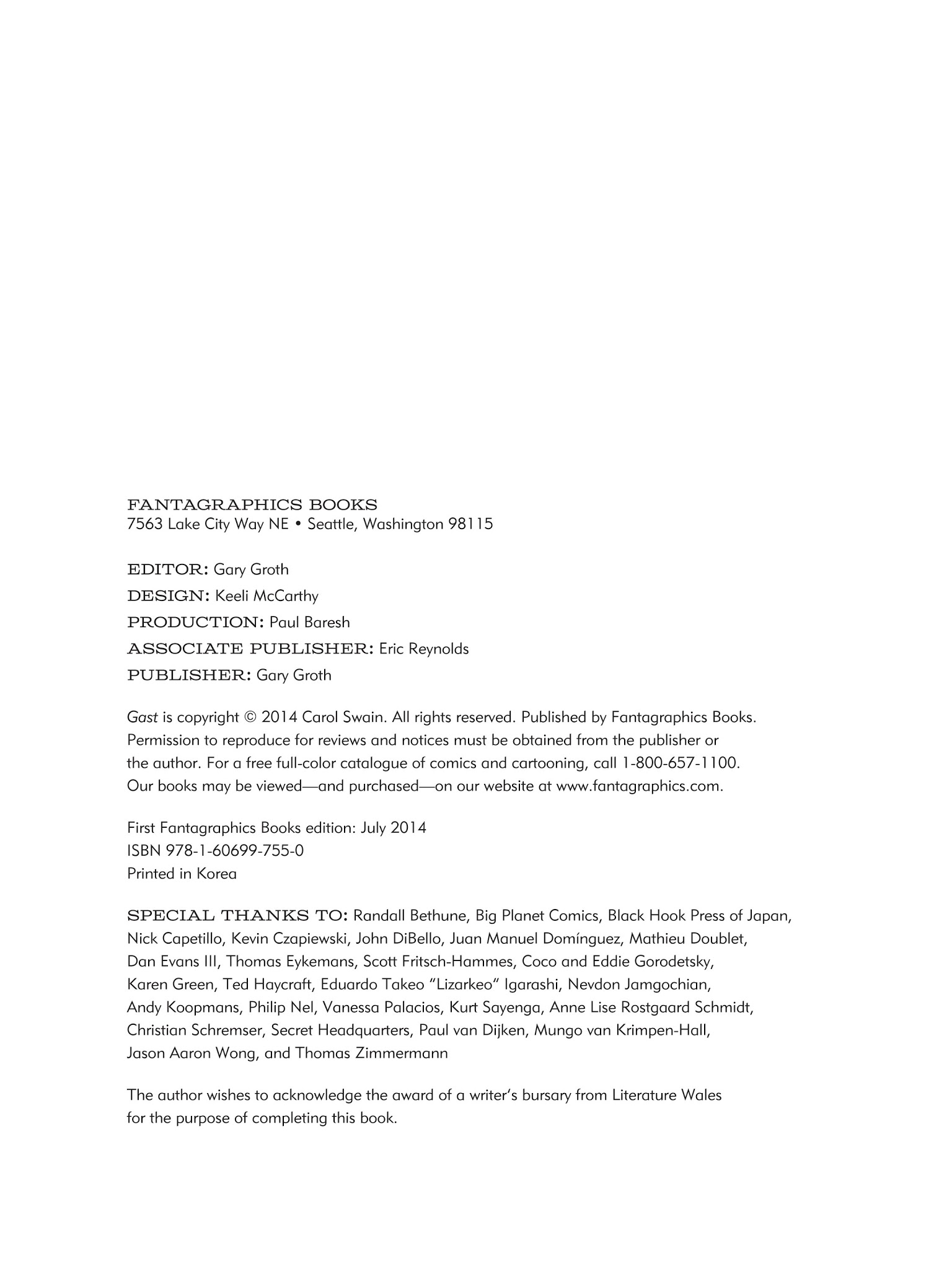 Read online Gast comic -  Issue # TPB - 4