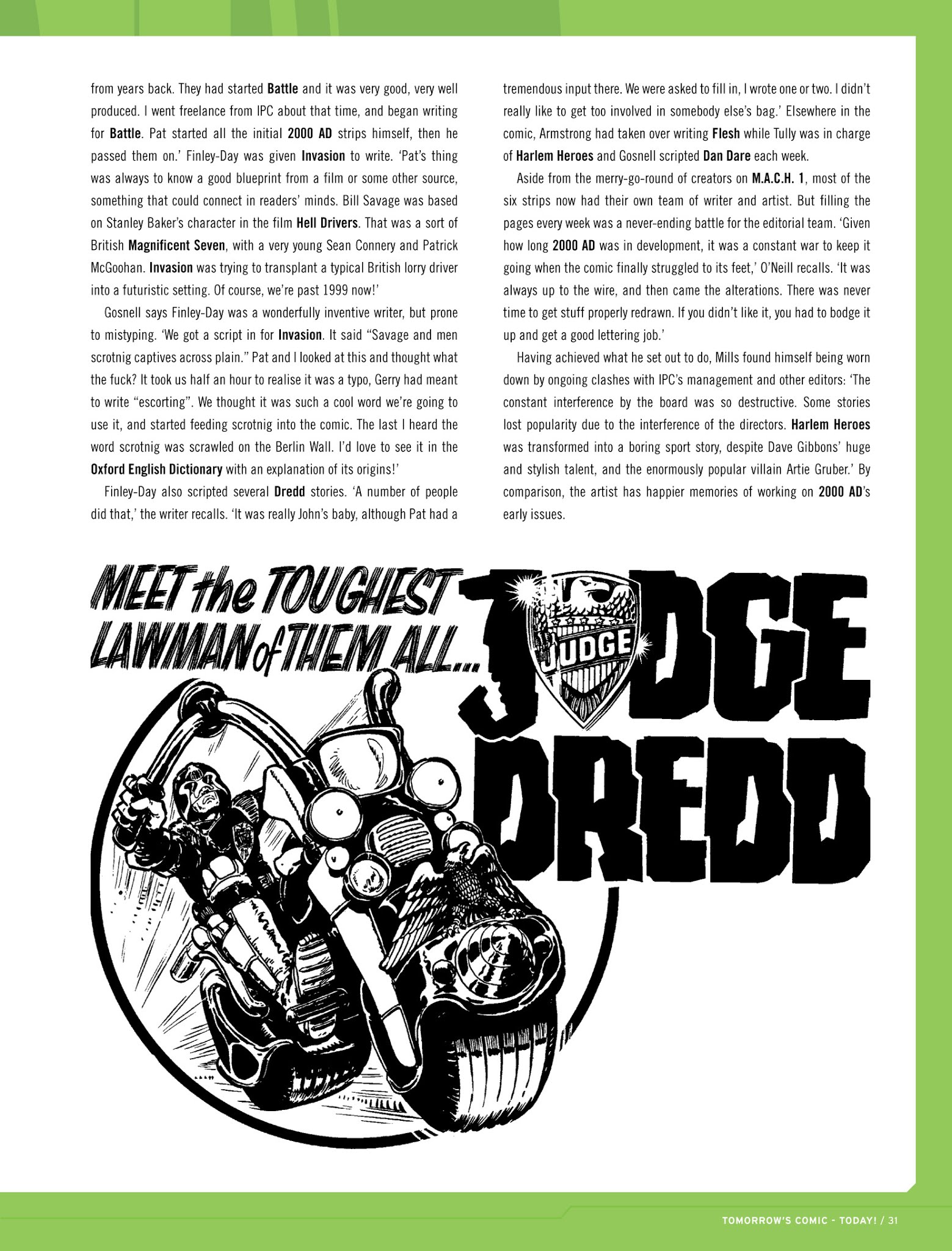 Read online Thrill-Power Overload: Forty Years of 2000 AD: Revised, Updated and Expanded! comic -  Issue # TPB (Part 1) - 32