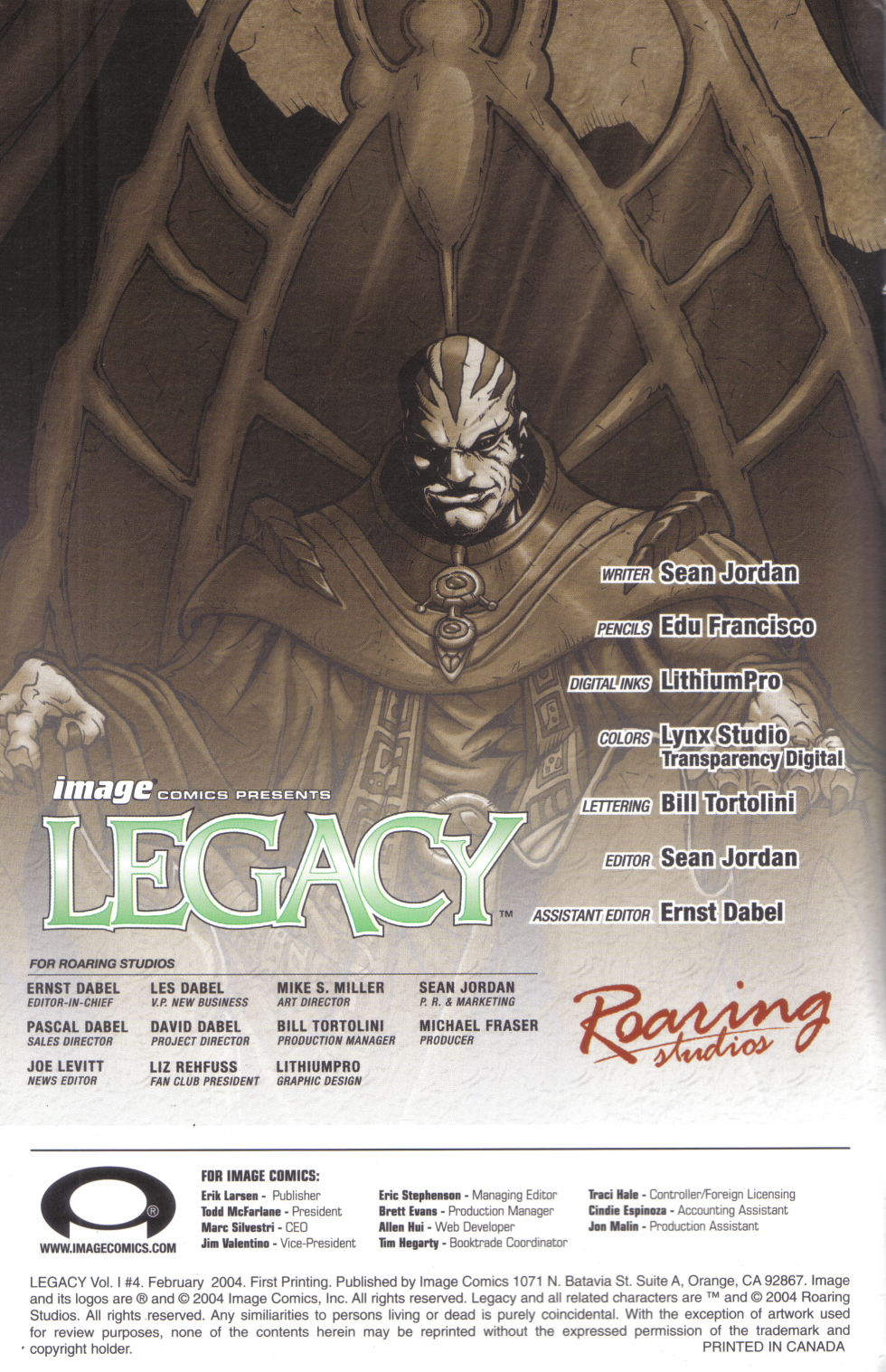 Read online Legacy (2002) comic -  Issue #4 - 3