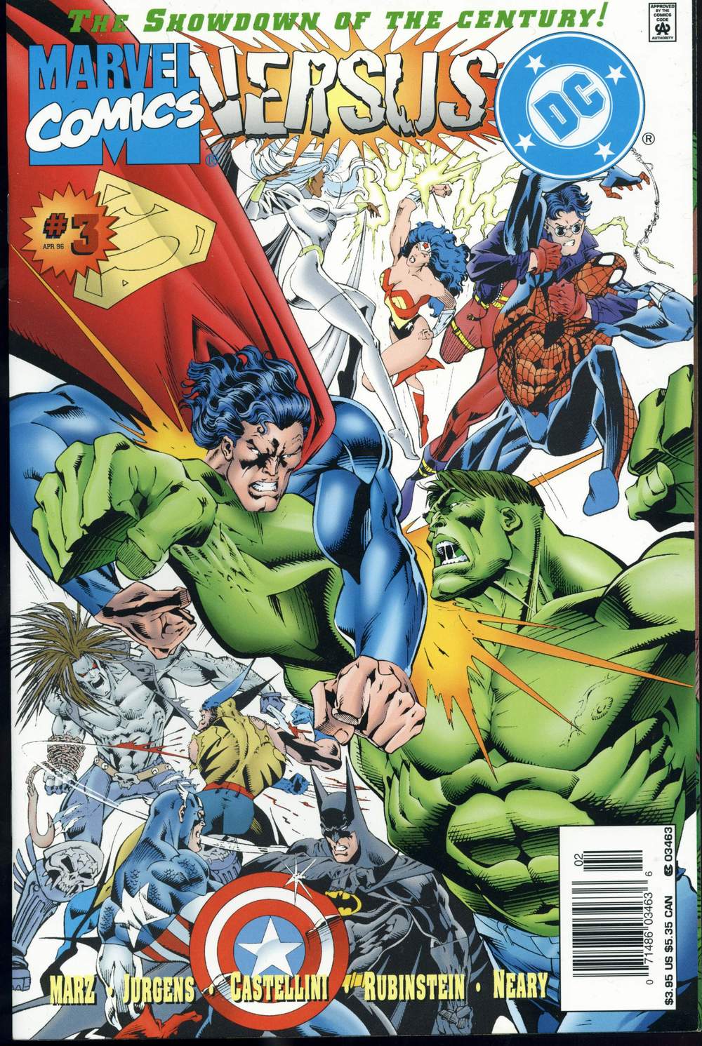Read online DC vs. Marvel comic -  Issue #3 - 1