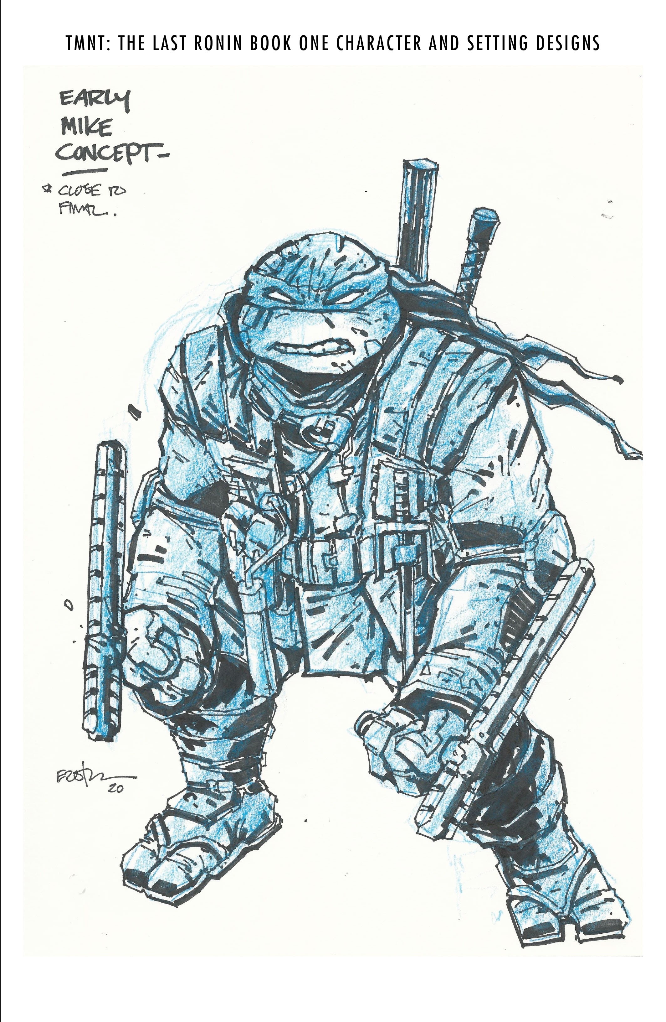 Read online Teenage Mutant Ninja Turtles: The Last Ronin Design Archive comic -  Issue # Full - 4