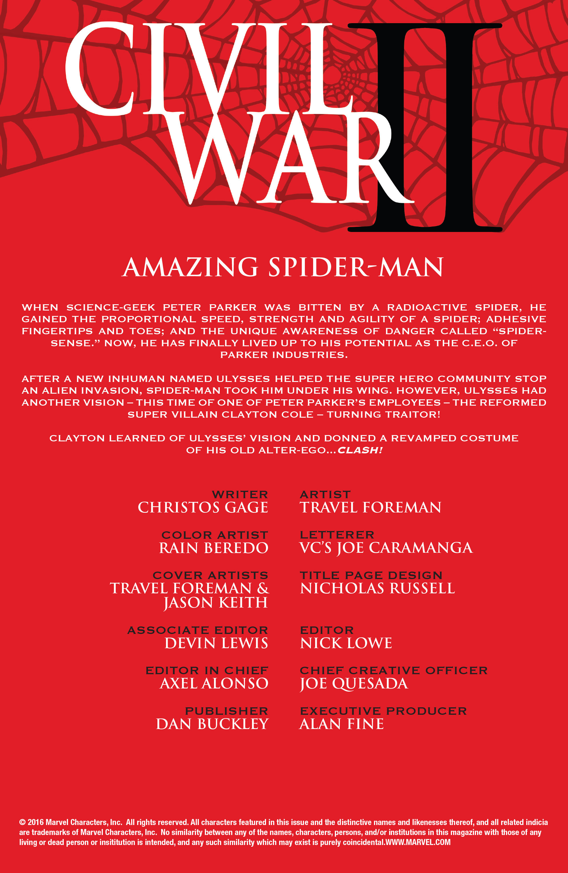 Read online Civil War II: Amazing Spider-Man comic -  Issue #3 - 2