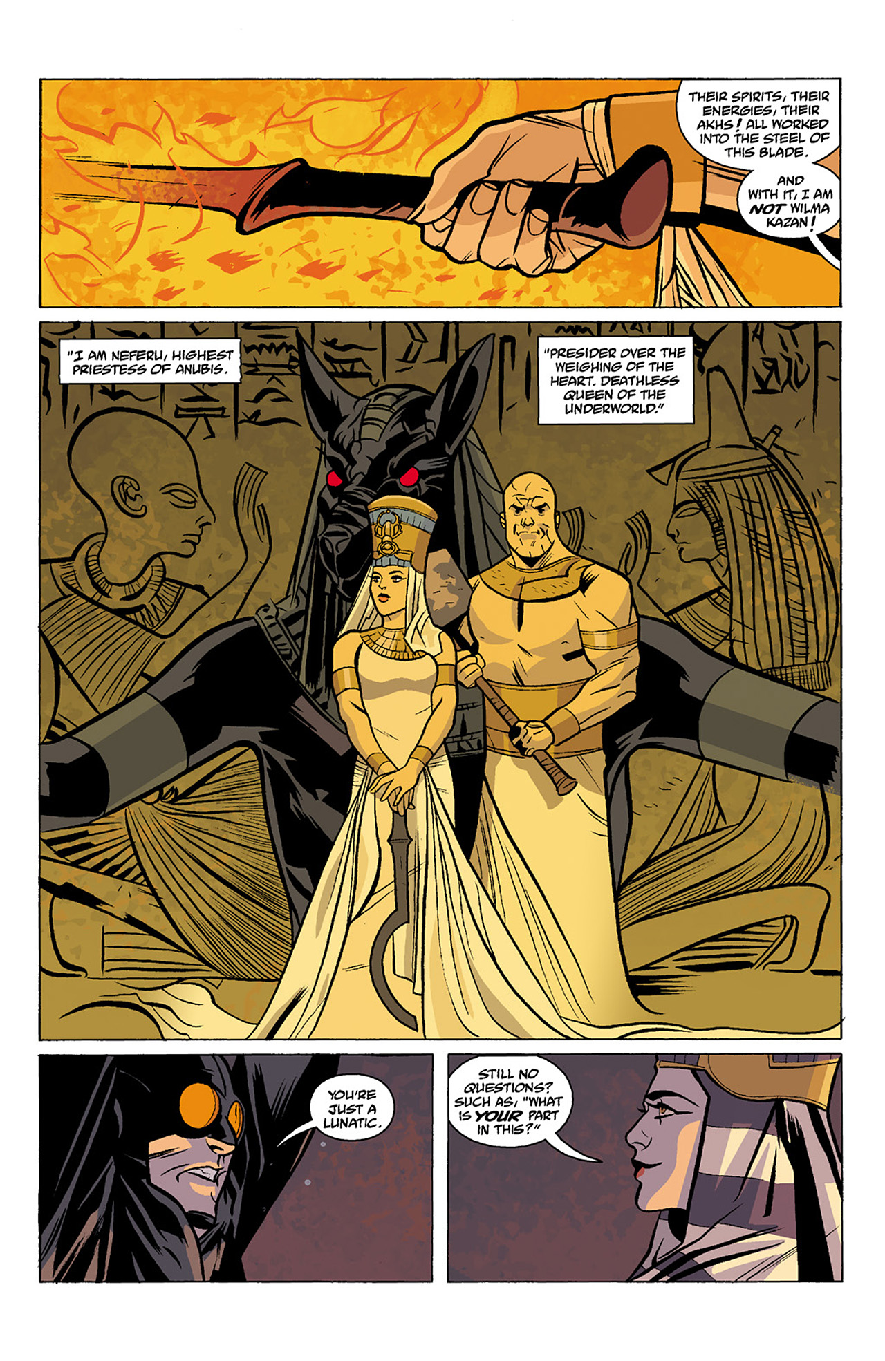 Read online Lobster Johnson: The Prayer of Neferu comic -  Issue # Full - 15