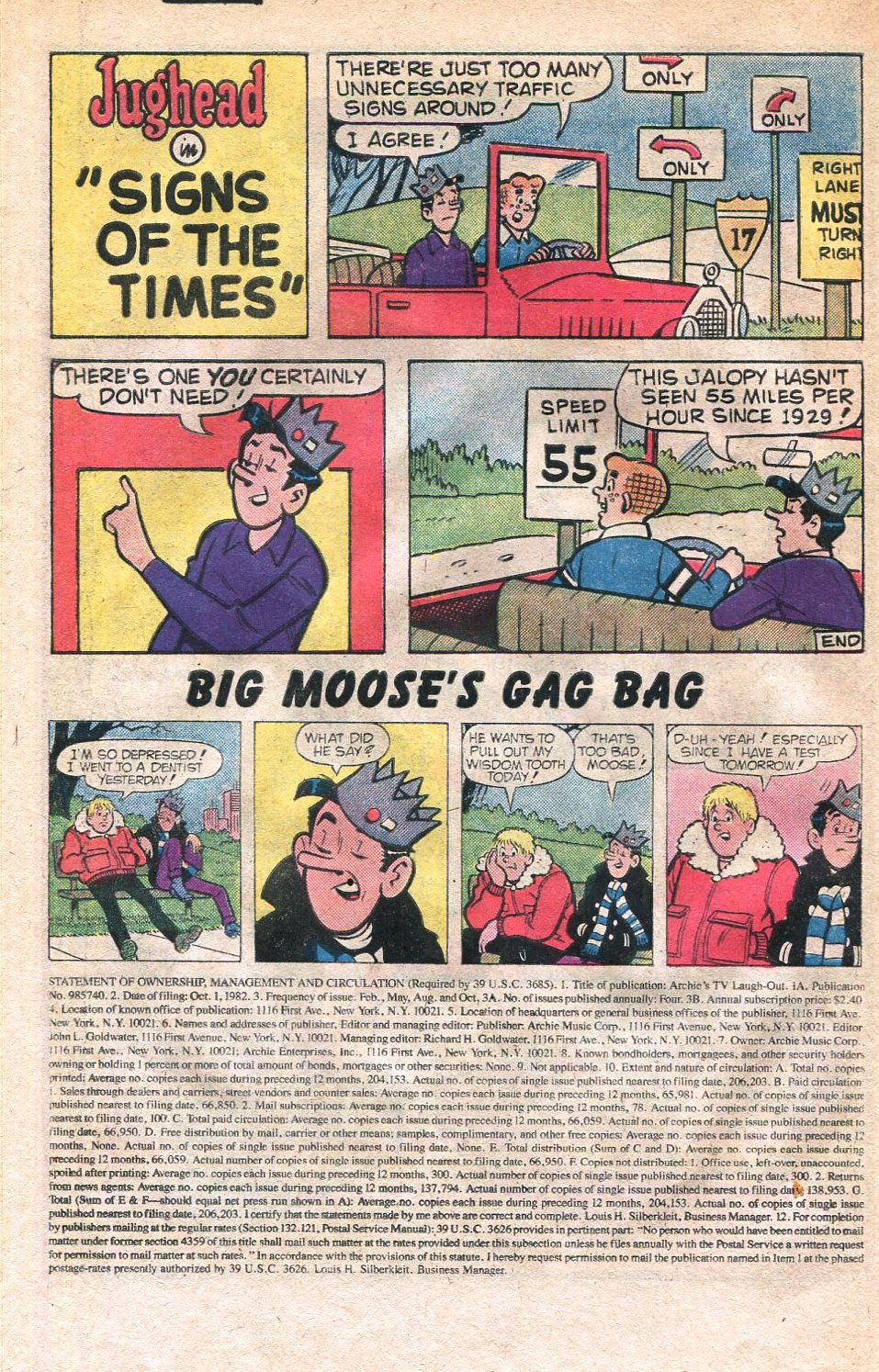 Read online Archie's TV Laugh-Out comic -  Issue #89 - 10