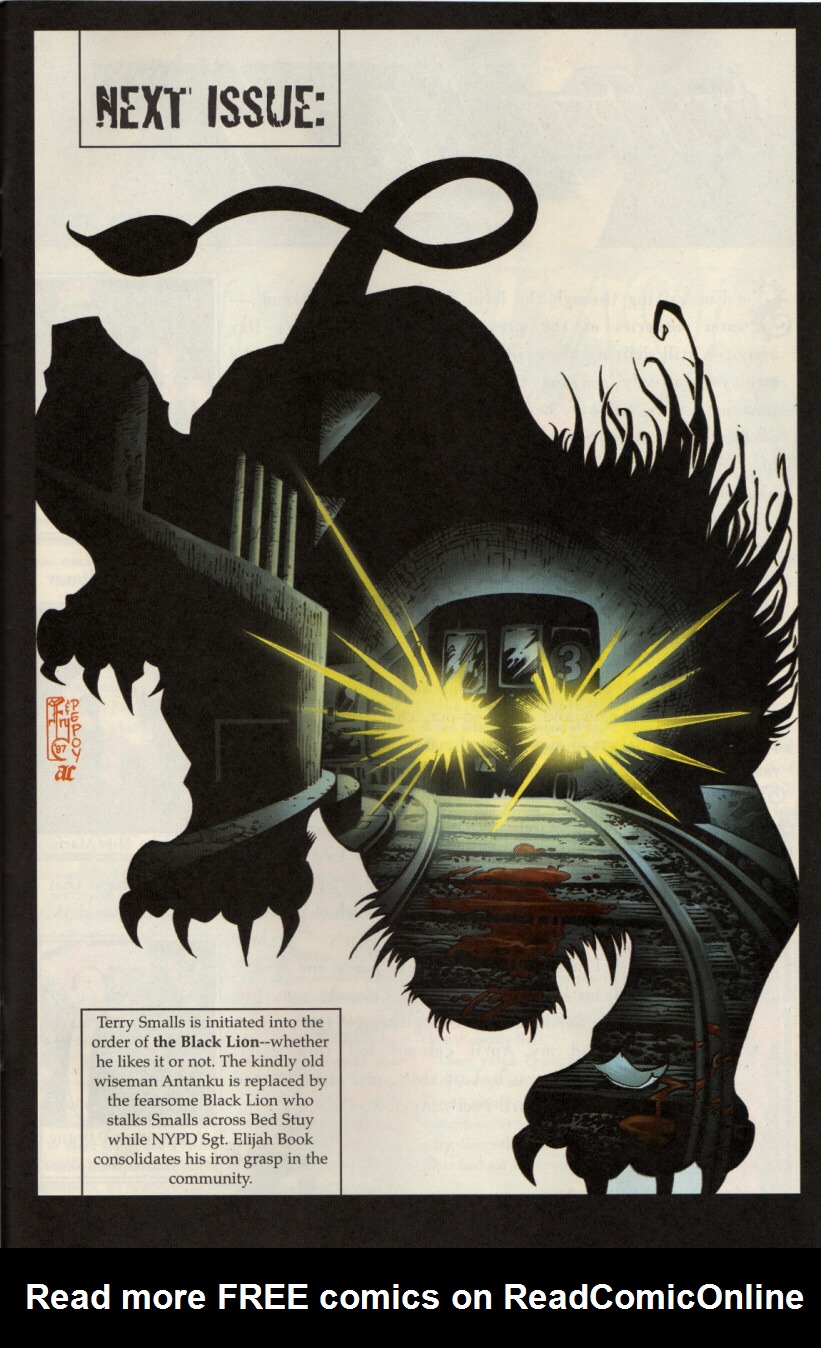 Read online Concrete Jungle: The Legend Of The Black Lion & The Black Lion comic -  Issue # Full - 25