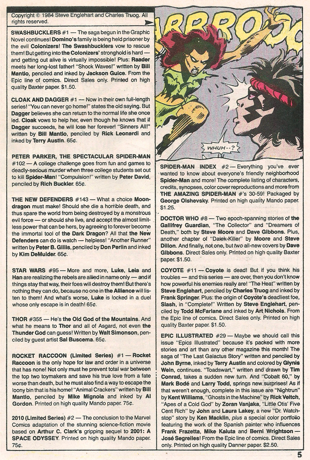 Marvel Age issue 25 - Page 7