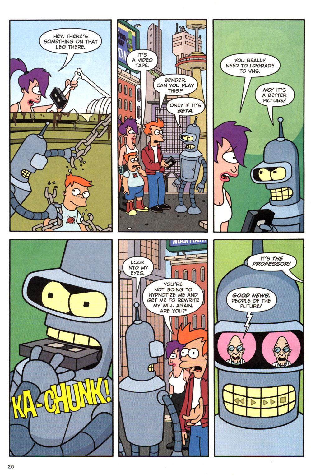 Read online Futurama Comics comic -  Issue #17 - 21