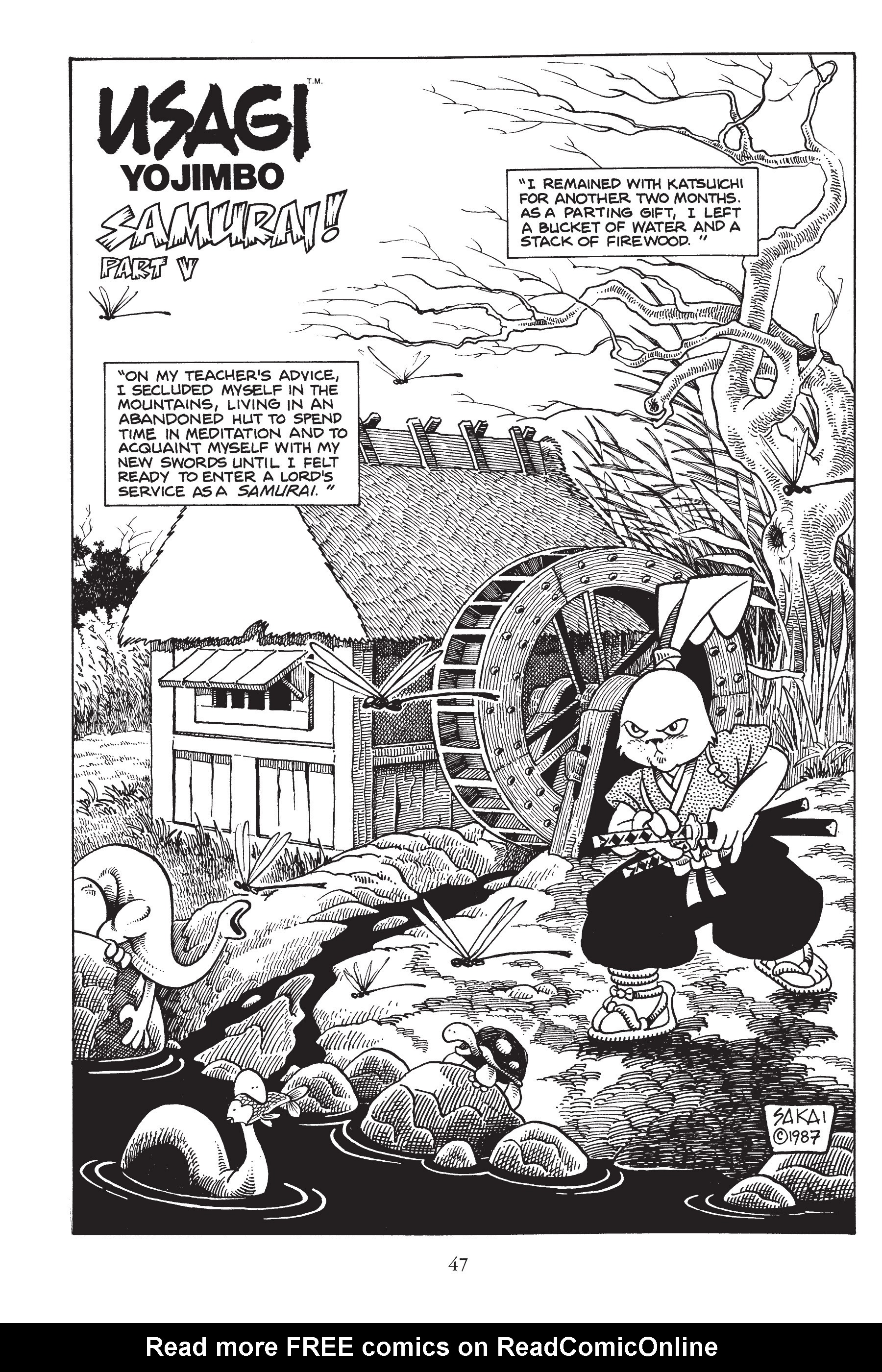 Read online Usagi Yojimbo (1987) comic -  Issue # _TPB 2 - 49