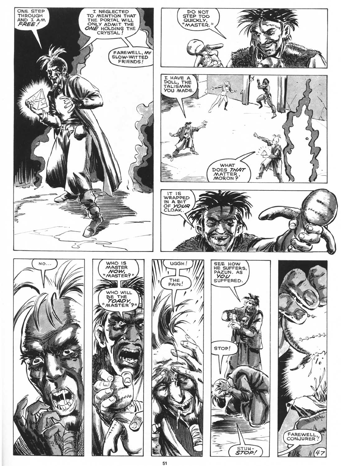 Read online The Savage Sword Of Conan comic -  Issue #161 - 50