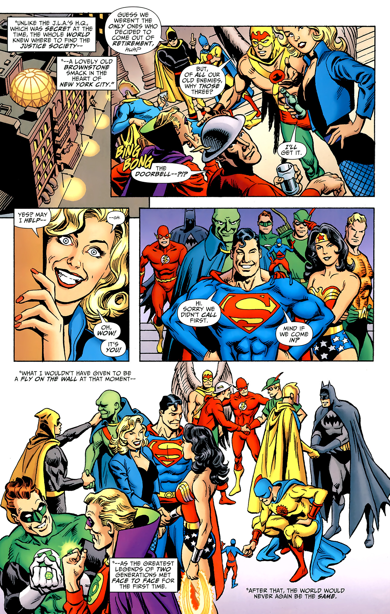 Read online DC Universe: Legacies comic -  Issue #4 - 20
