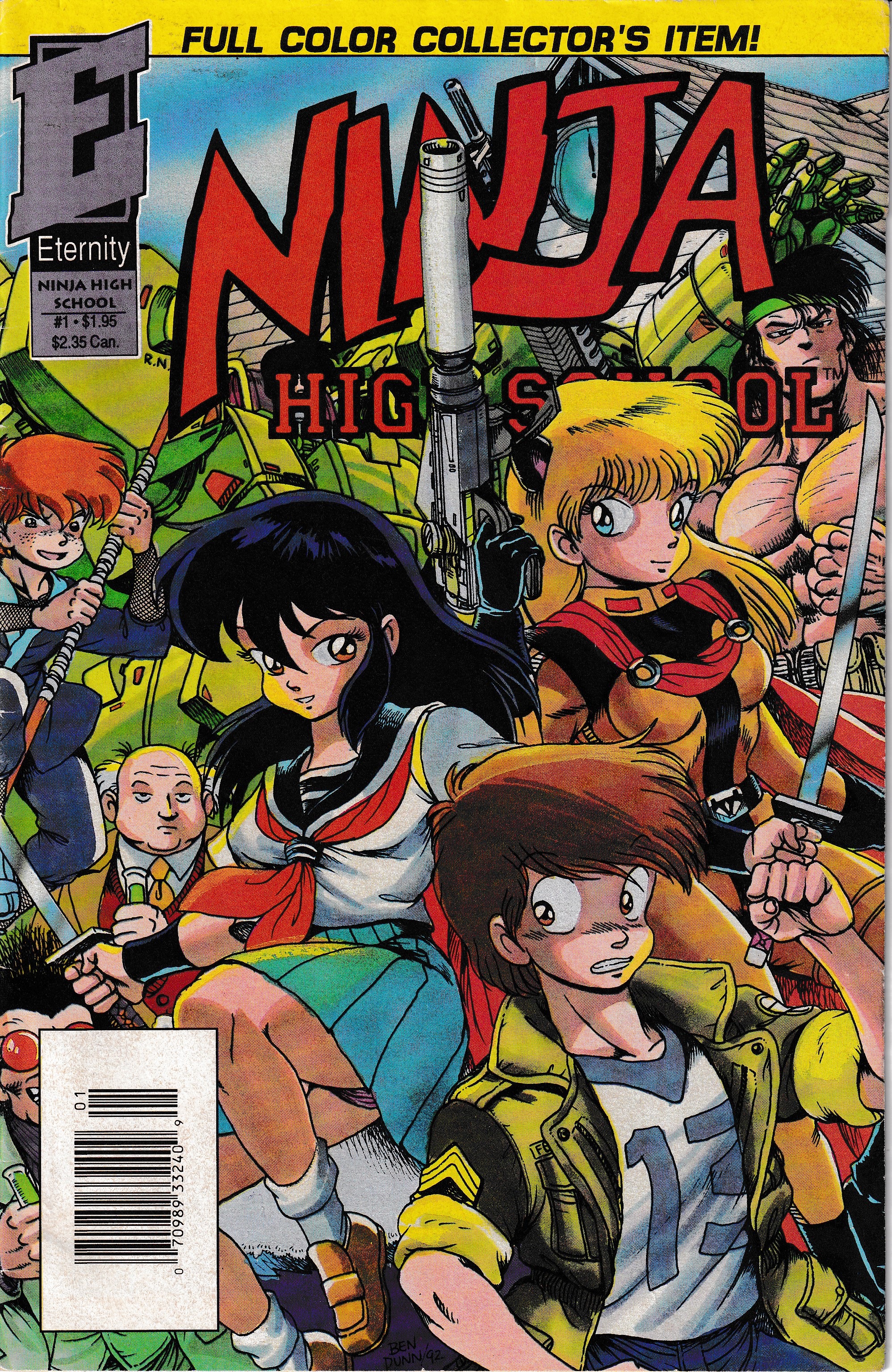 Read online Ninja High School In Color comic -  Issue #1 - 1