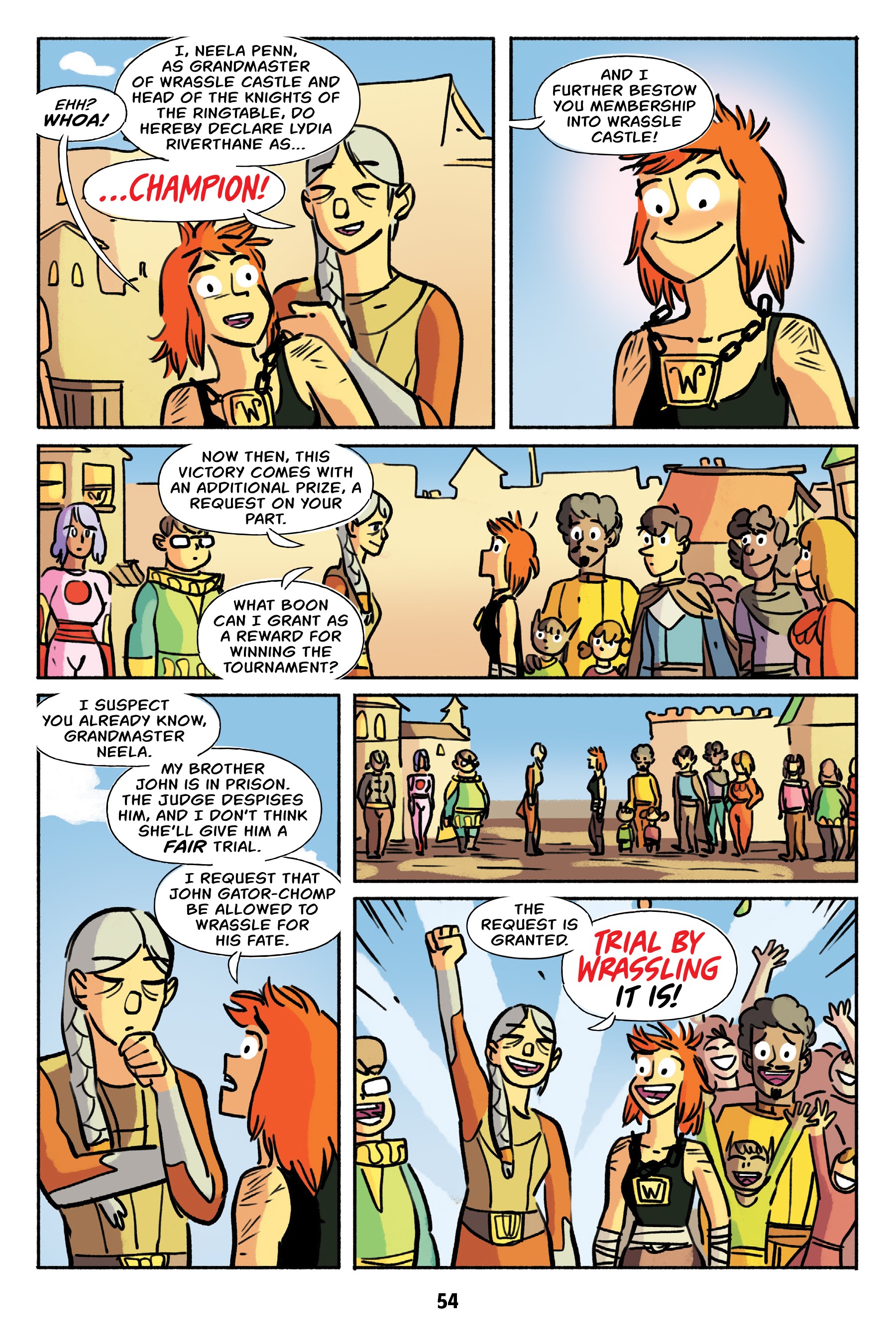 Read online Wrassle Castle comic -  Issue #3 - 55