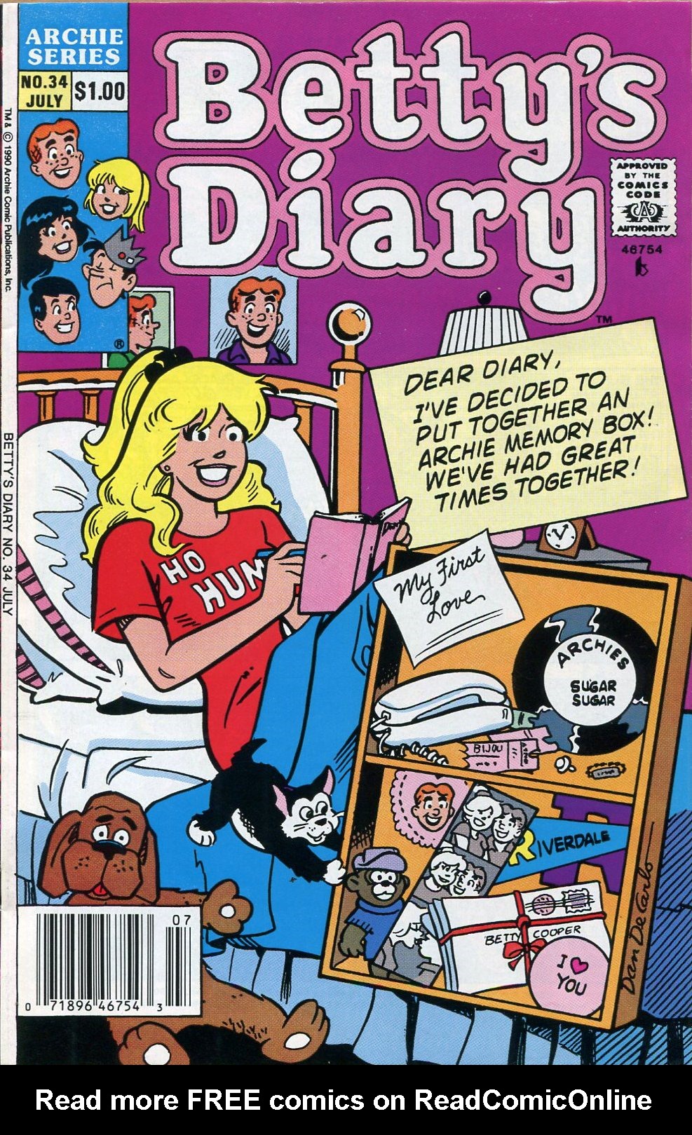 Read online Betty's Diary comic -  Issue #34 - 1