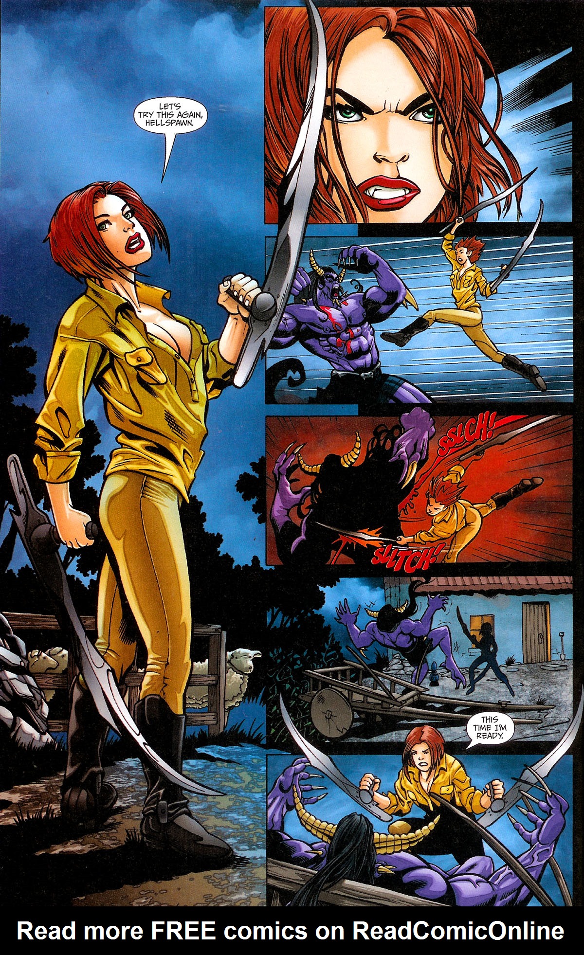 Read online Bloodrayne: Twin Blades comic -  Issue # Full - 22