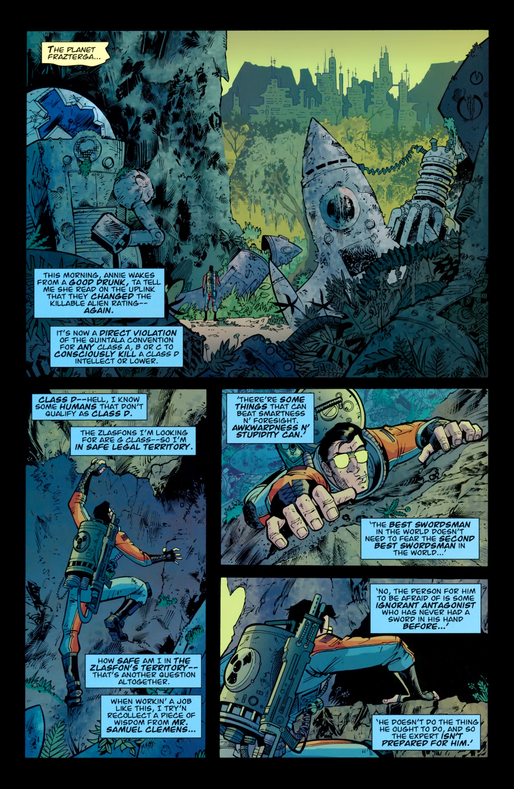 Read online Fear Agent comic -  Issue #1 - 6