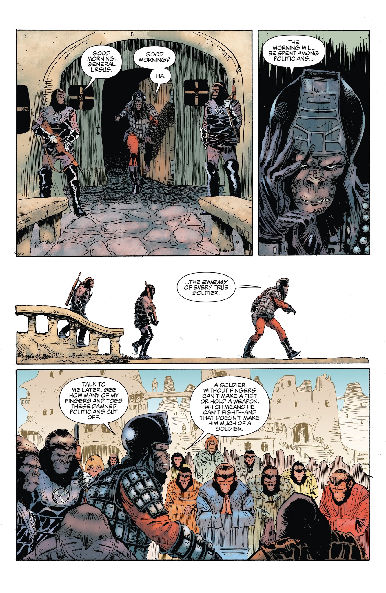 Read online Planet of the Apes: Ursus comic -  Issue #1 - 9