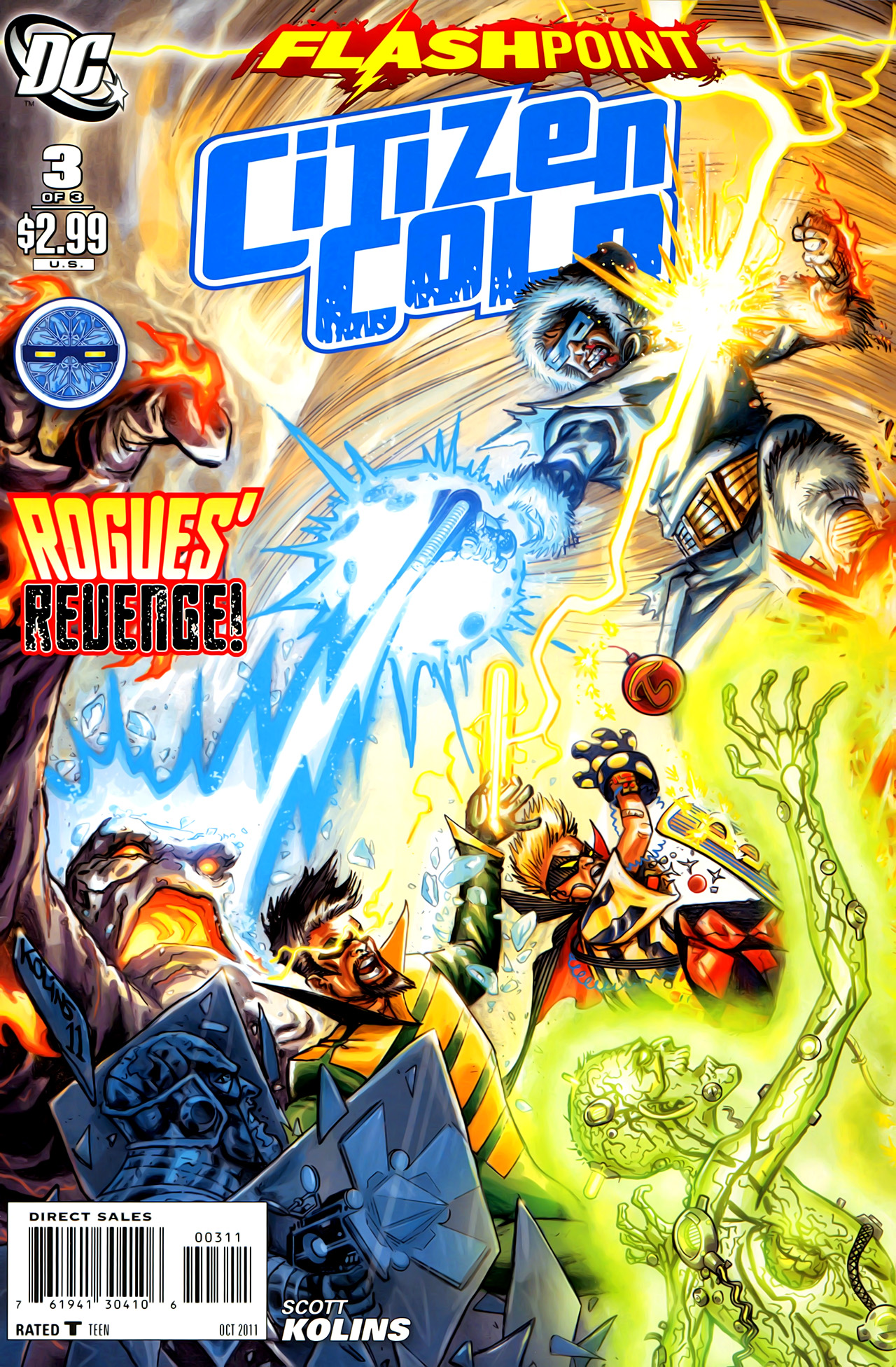 Read online Flashpoint: Citizen Cold comic -  Issue #3 - 1