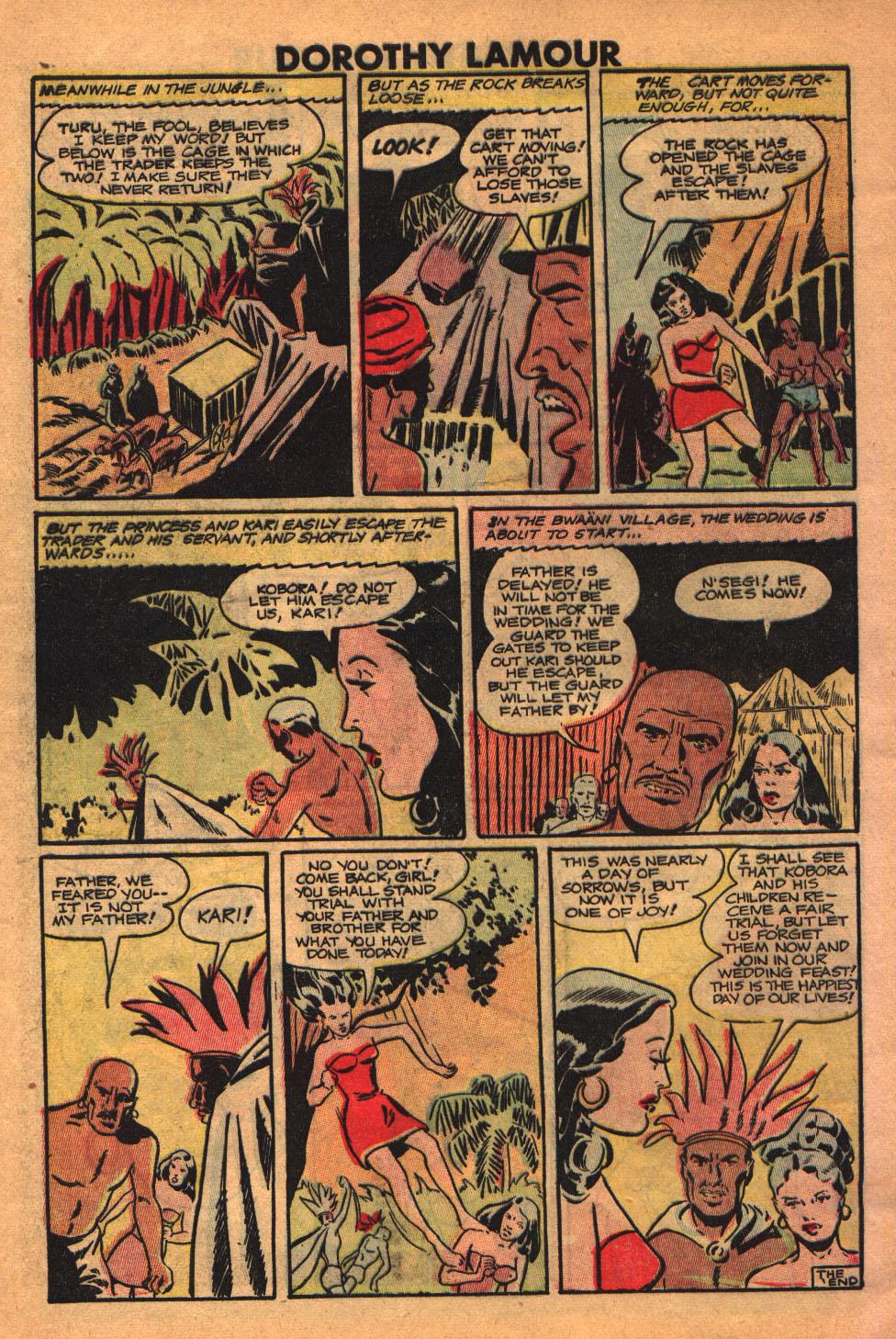 Read online Dorothy Lamour Jungle Princess comic -  Issue #2 - 32