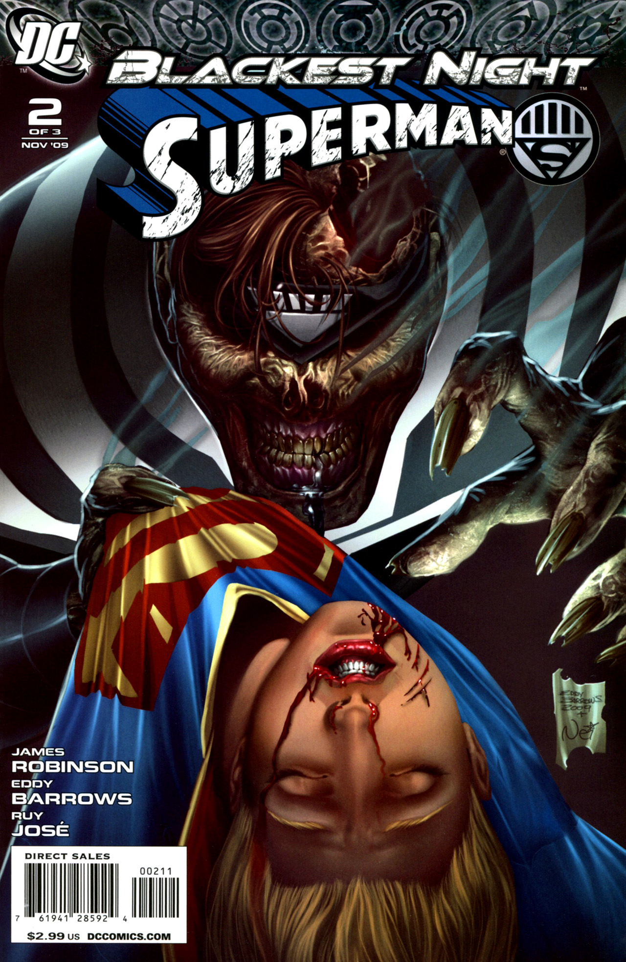 Read online Blackest Night: Superman comic -  Issue #2 - 1