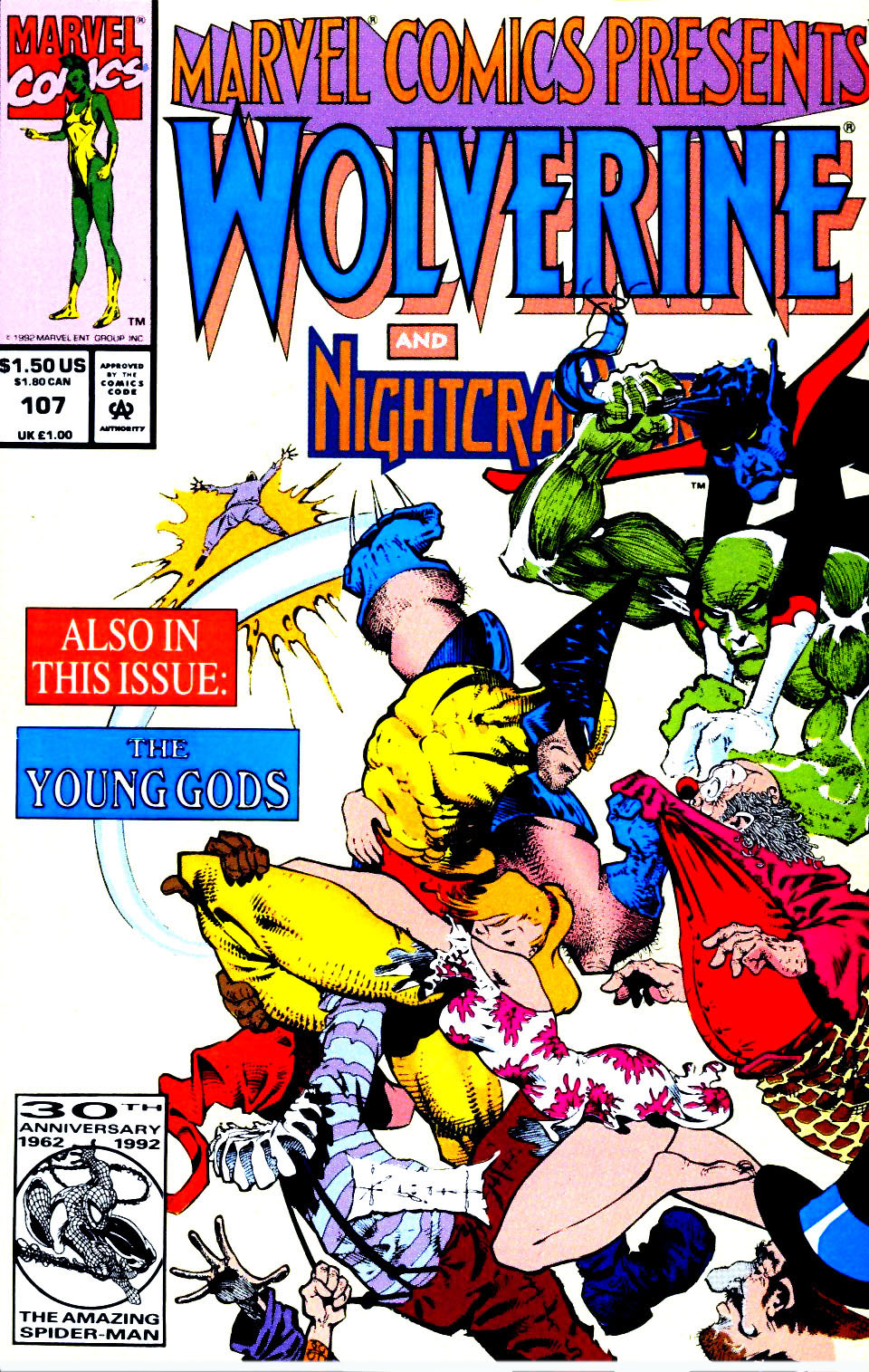 Read online Marvel Comics Presents (1988) comic -  Issue #107 - 1