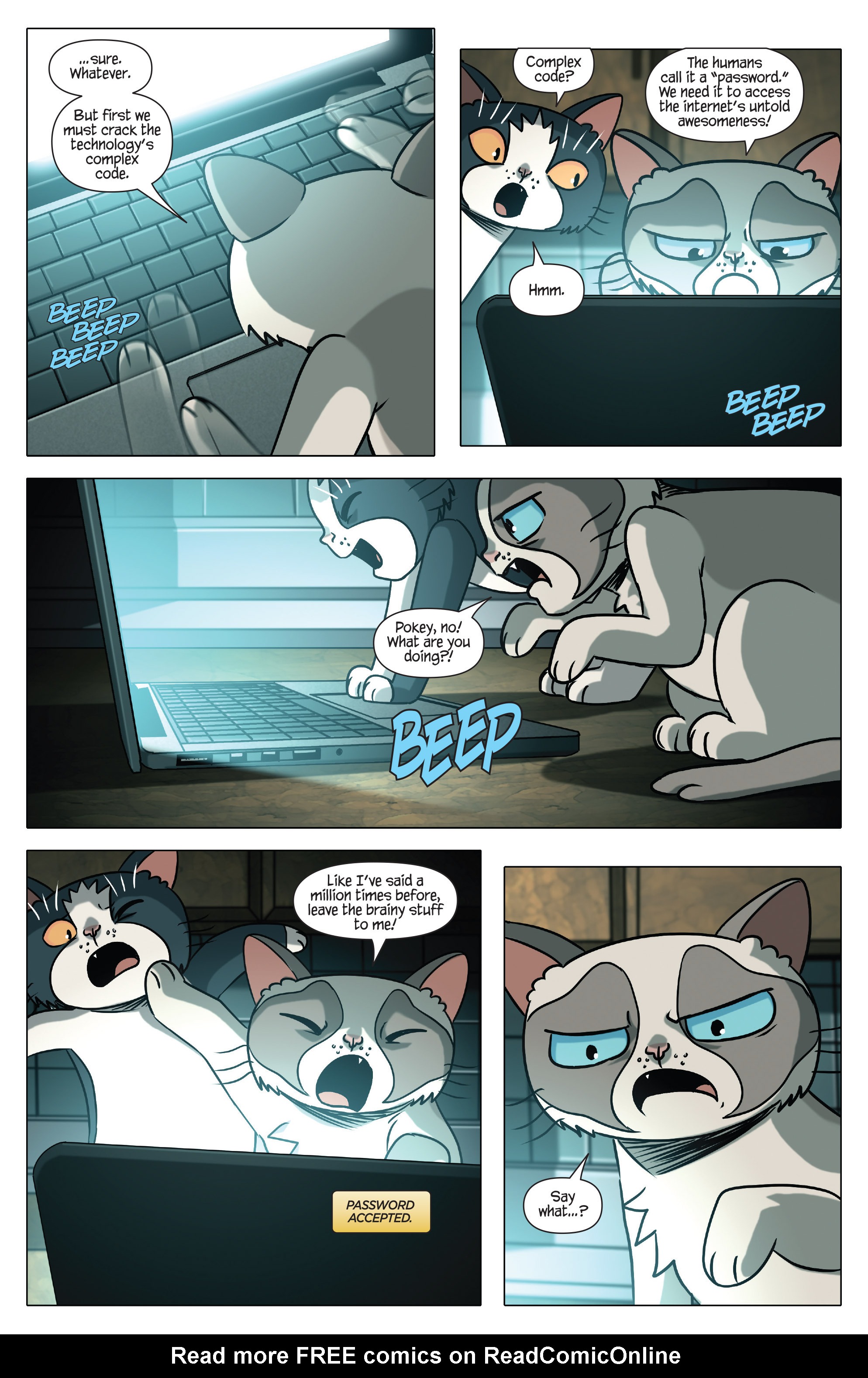 Read online Grumpy Cat & Pokey comic -  Issue #5 - 6